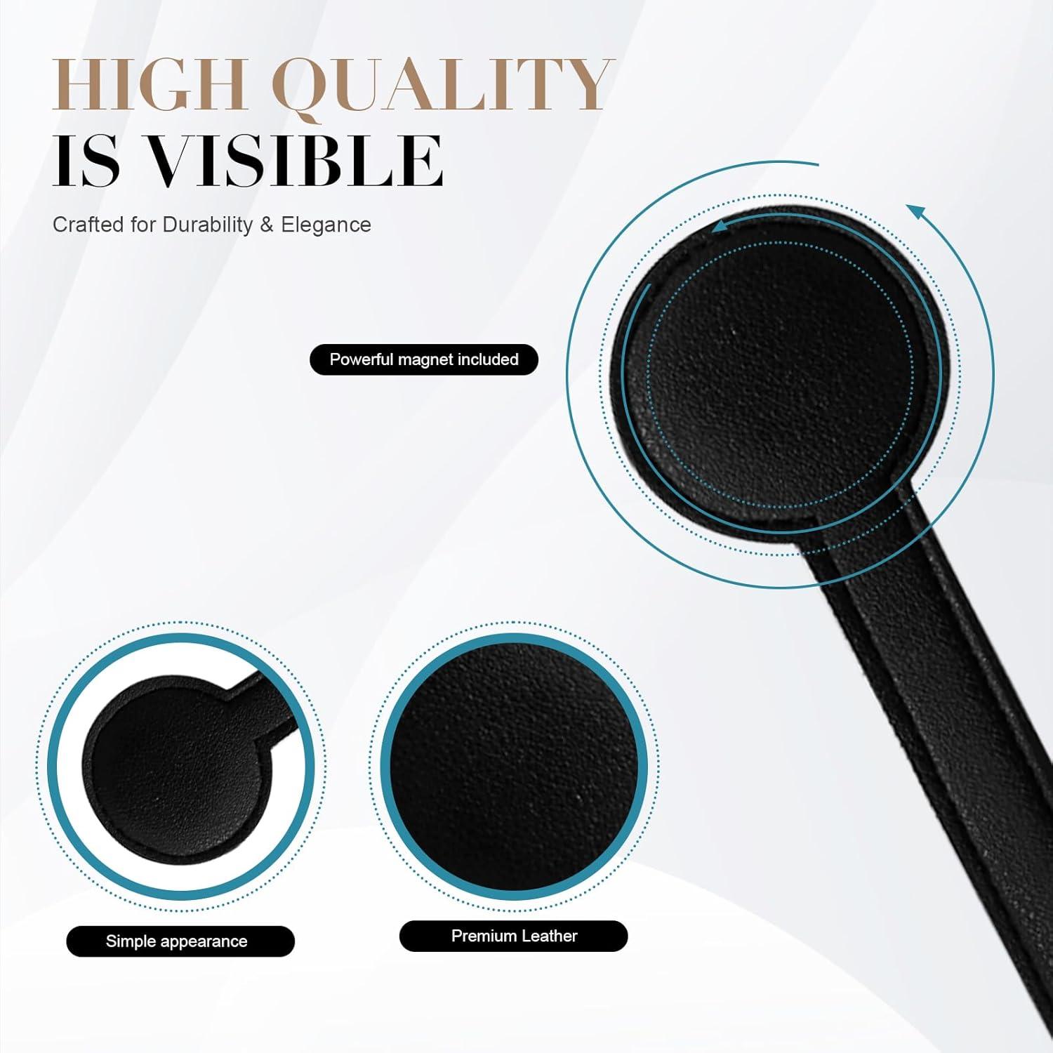 Clip de Viaje Genérico para Bolsas y Sombreros - Cuero Duradero