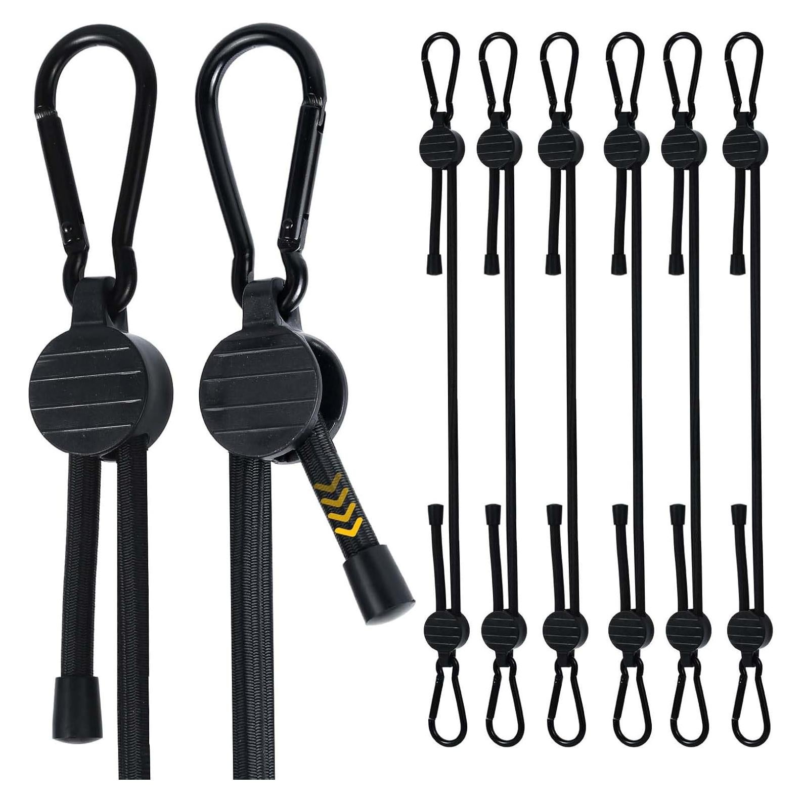 Cuerdas elásticas ajustables Radix Rope 6 unidades 18-122 cm