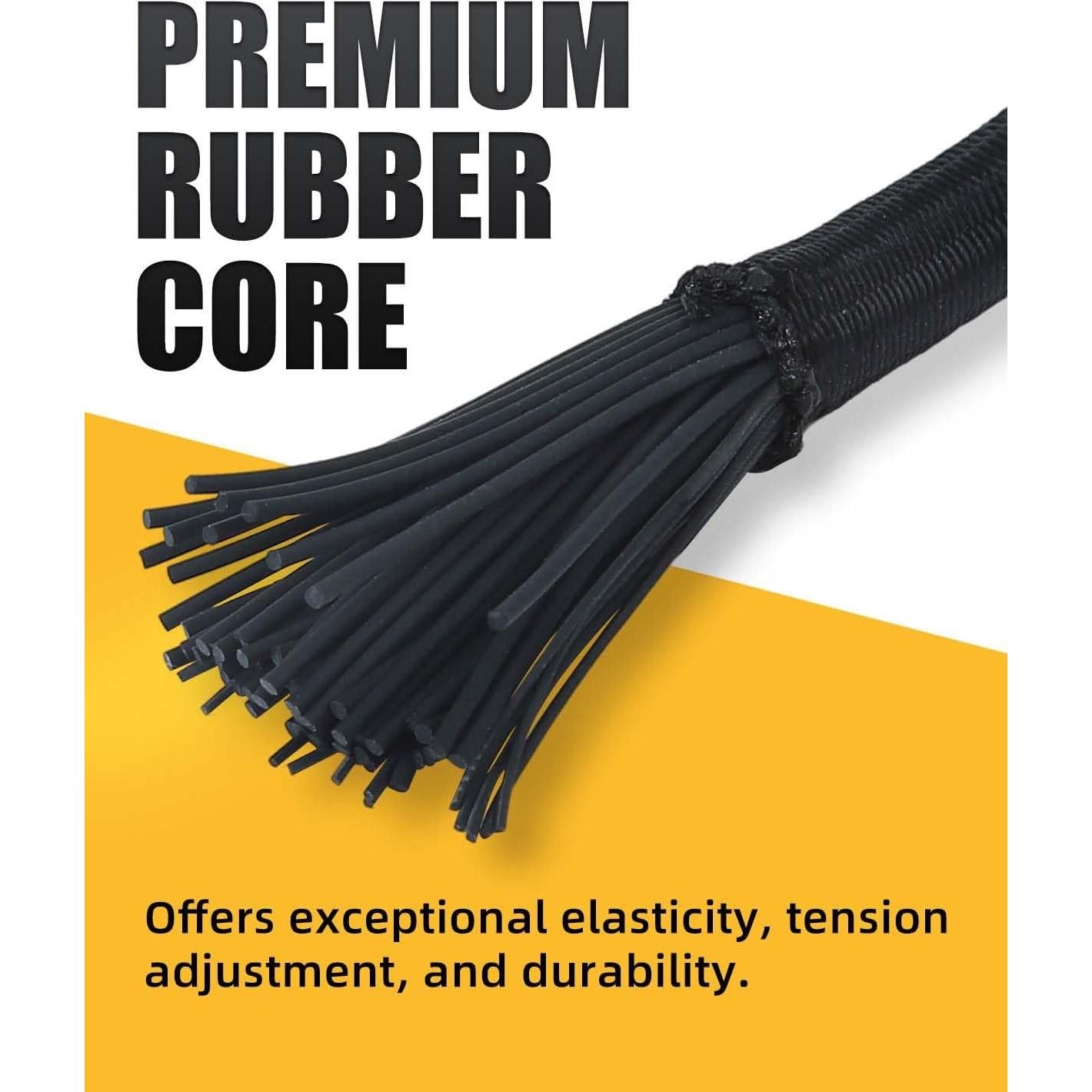 Cuerdas elásticas ajustables Radix Rope 6 unidades 18-122 cm