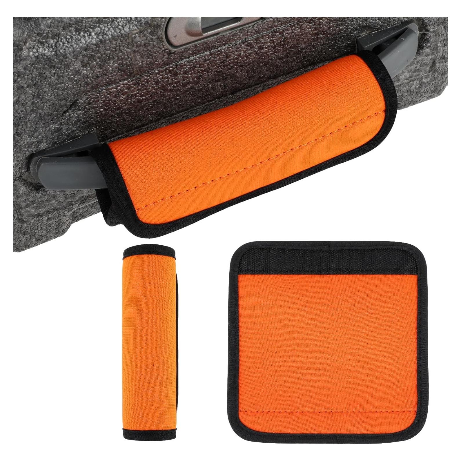 2 Fundas para Mangos de Equipaje Yolev Neopreno Naranja