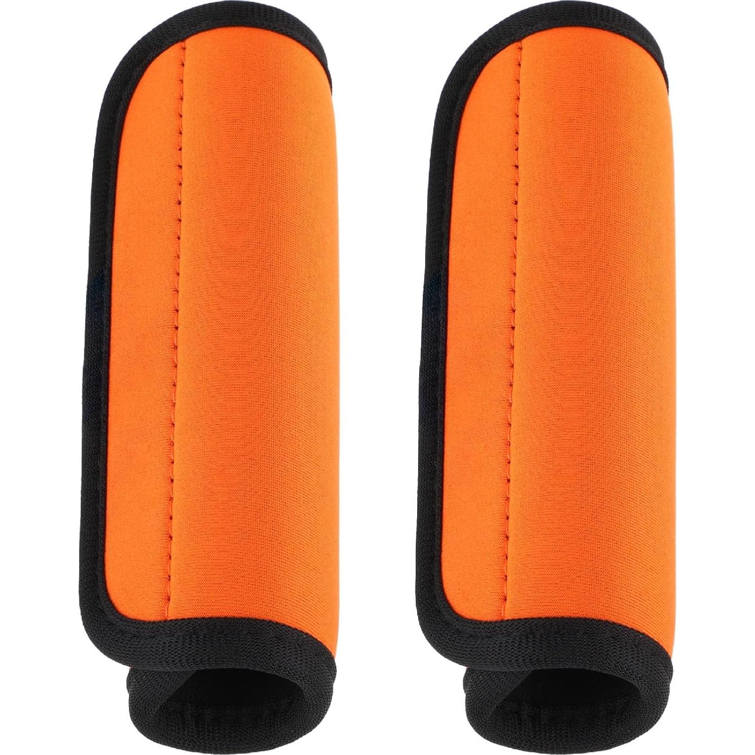 2 Fundas para Mangos de Equipaje Yolev Neopreno Naranja