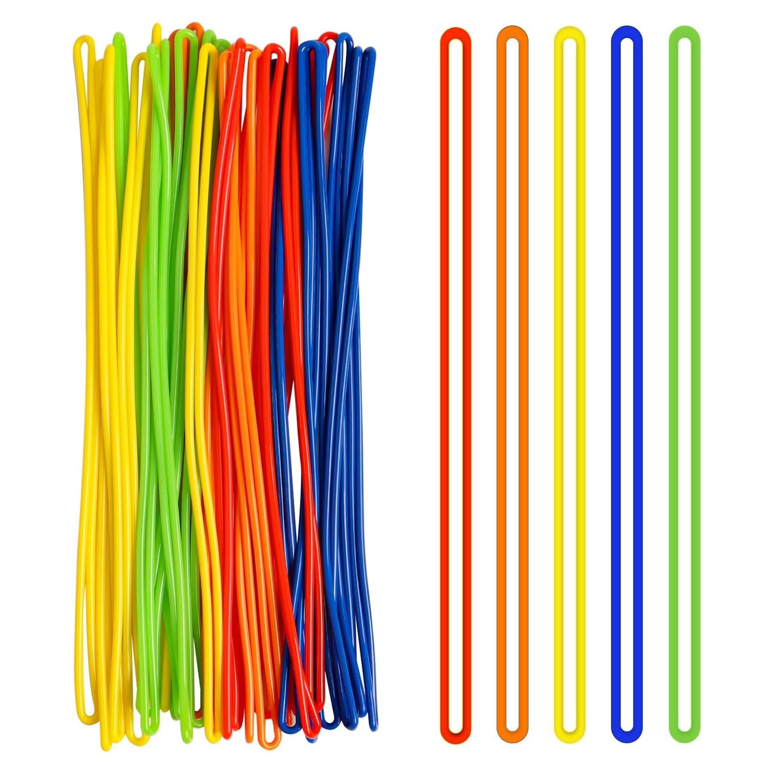 Paquete de 30 Lazos de Etiquetas de Equipaje SBYURE 23 cm