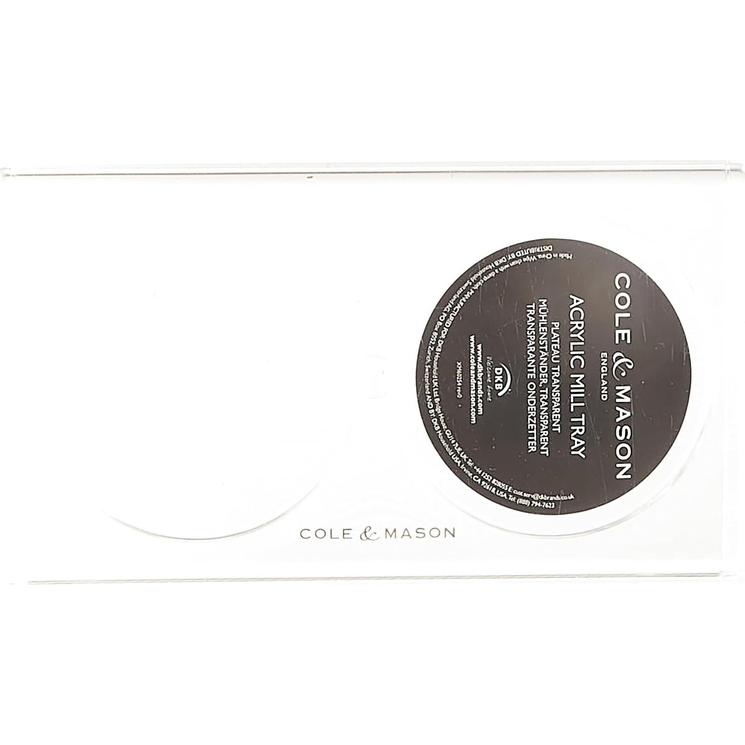 Bandeja de Acrílico Cole & Mason para Sal y Pimienta