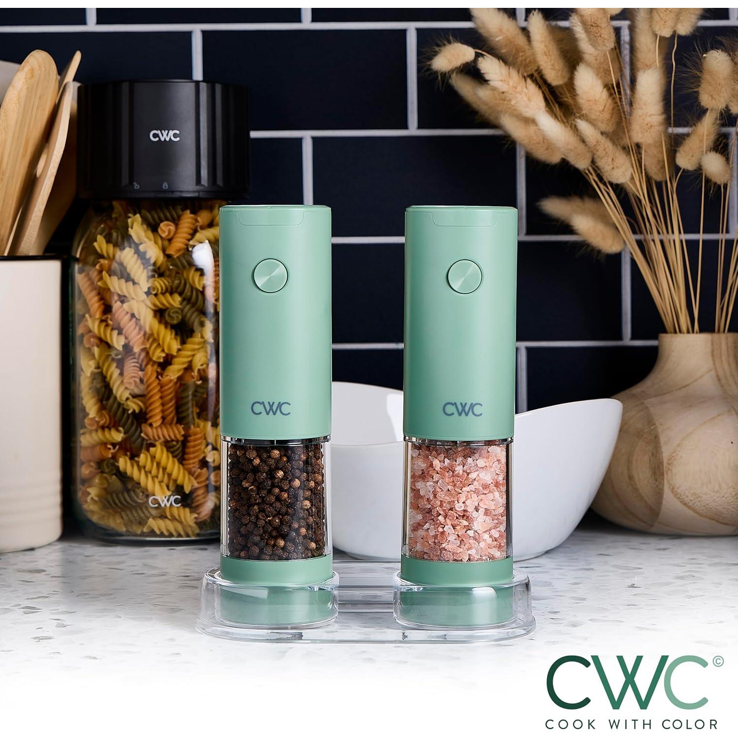 Set Molinillos Eléctricos de Sal y Pimienta COOK WITH COLOR 95ml