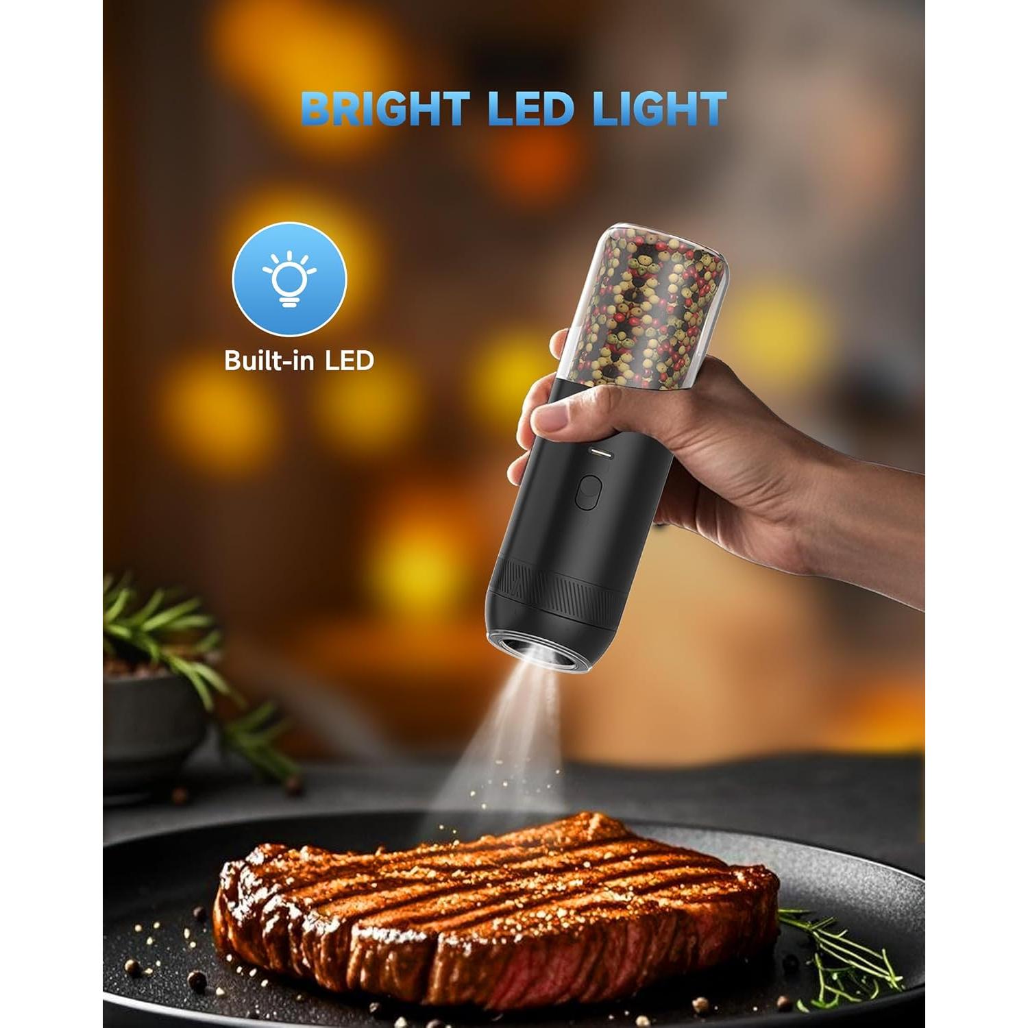 Molinillos Eléctricos de Sal y Pimienta CEVING 176ml USB