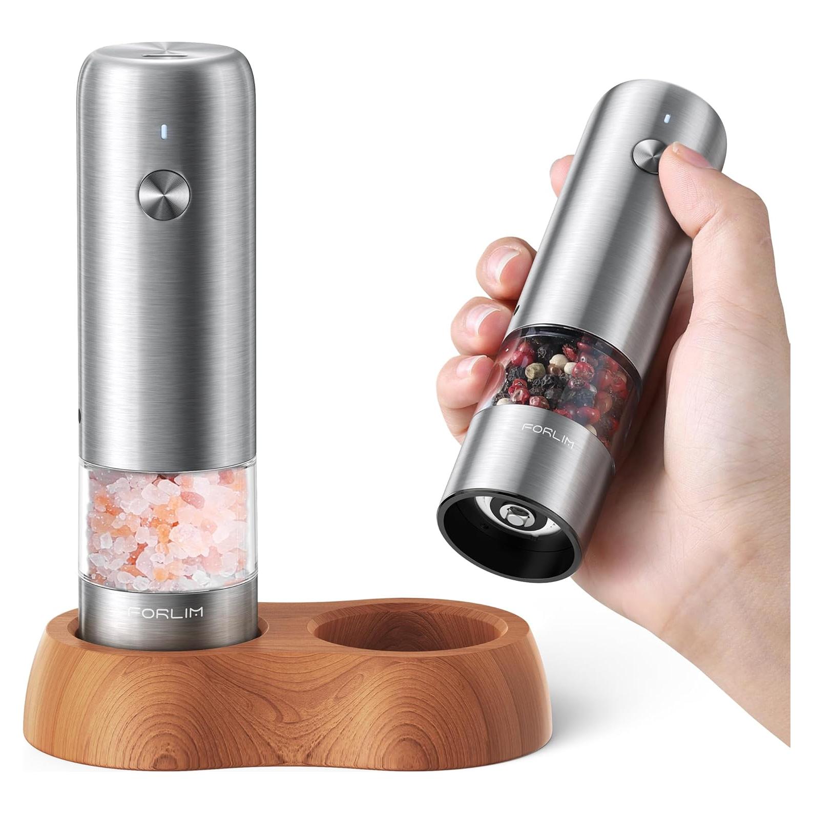 Molinillos Eléctricos de Sal y Pimienta FORLIM Mini 13.9 cm