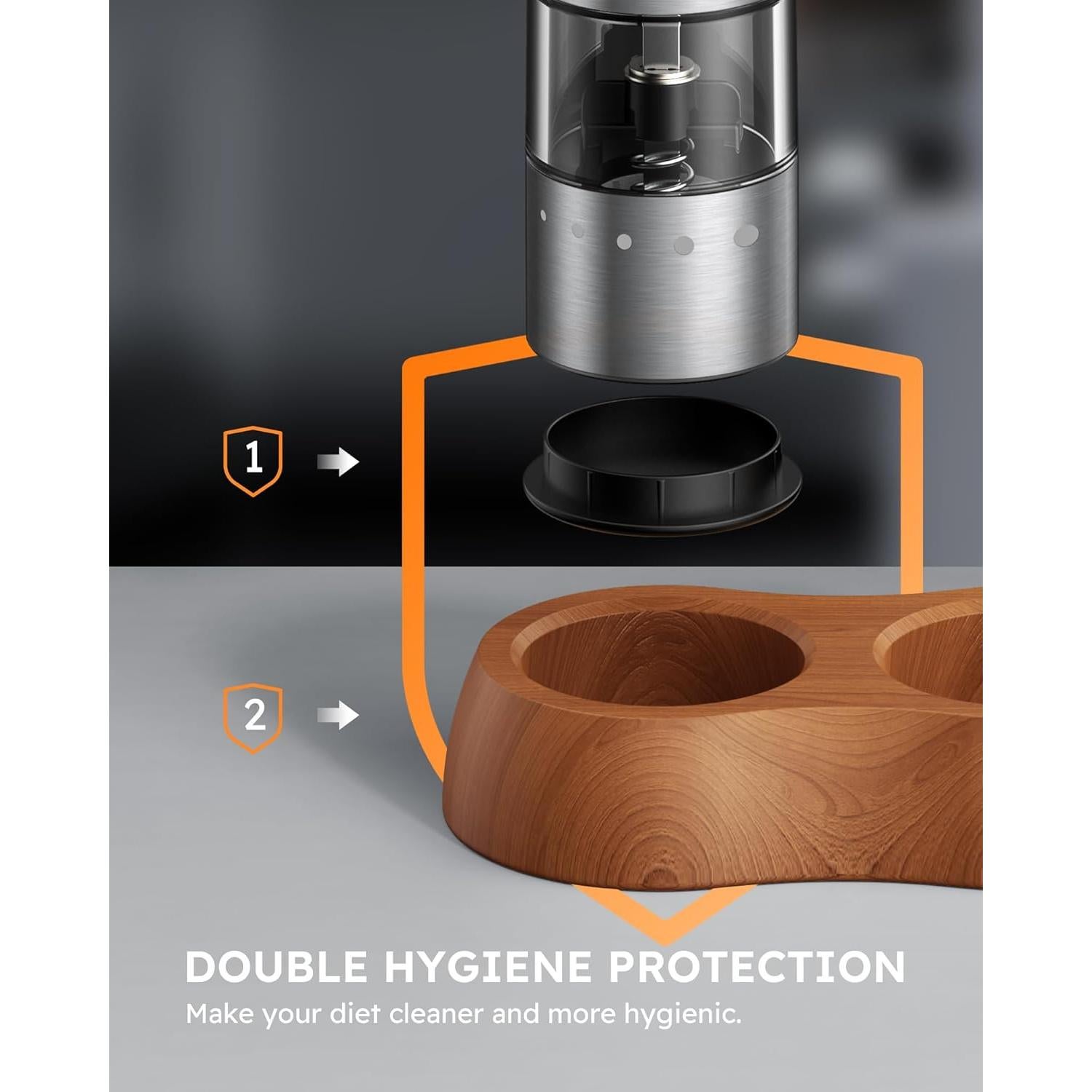 Molinillos Eléctricos de Sal y Pimienta FORLIM Mini 13.9 cm