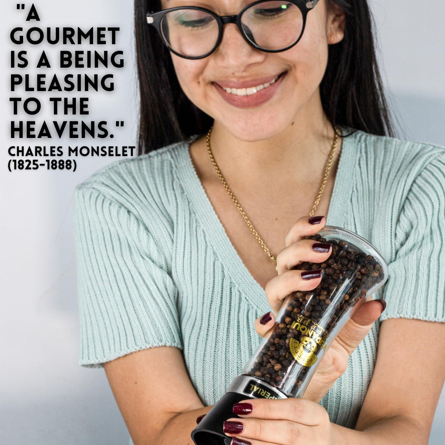 Molinillo de Pimienta Negra Orgánica Yupanqui 100g Manual Gourmet