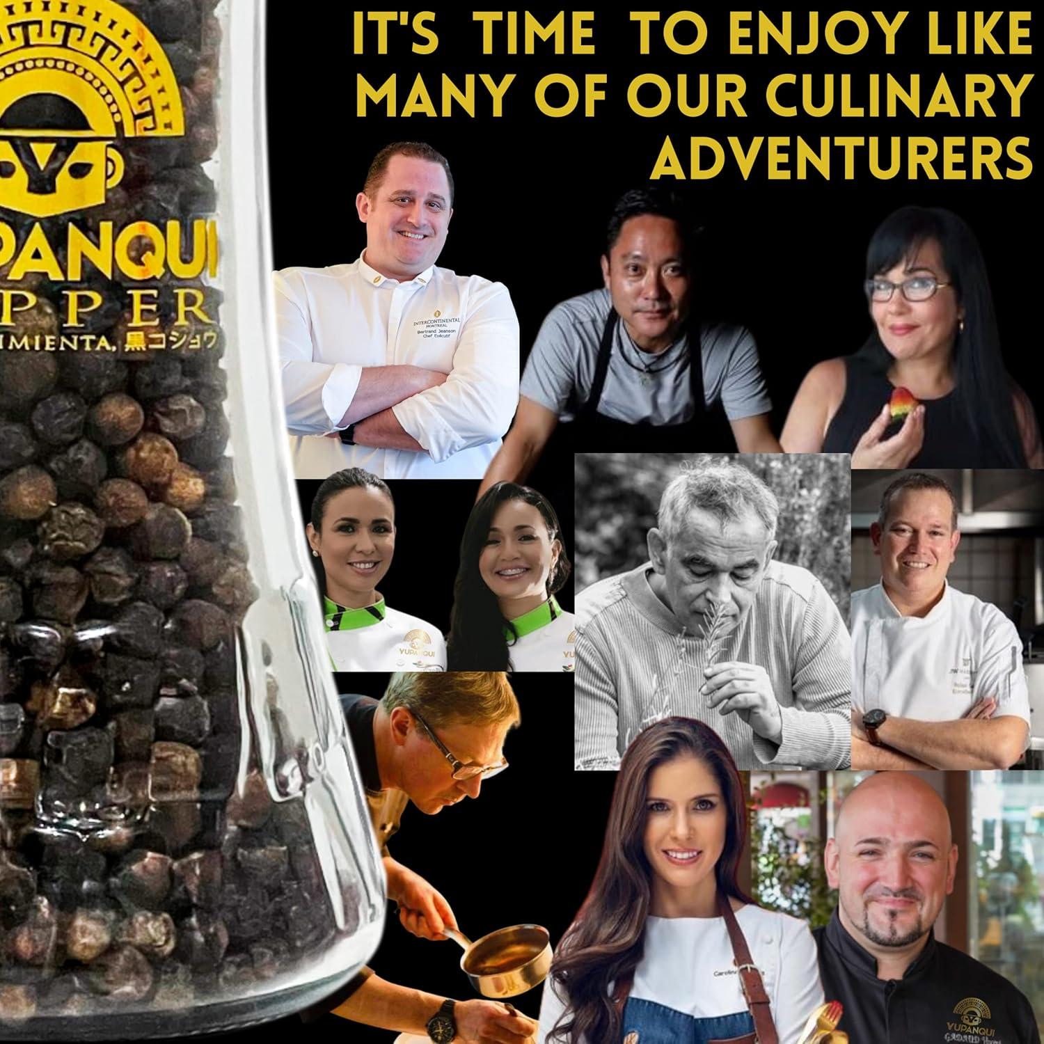 Molinillo de Pimienta Negra Orgánica Yupanqui 100g Manual Gourmet