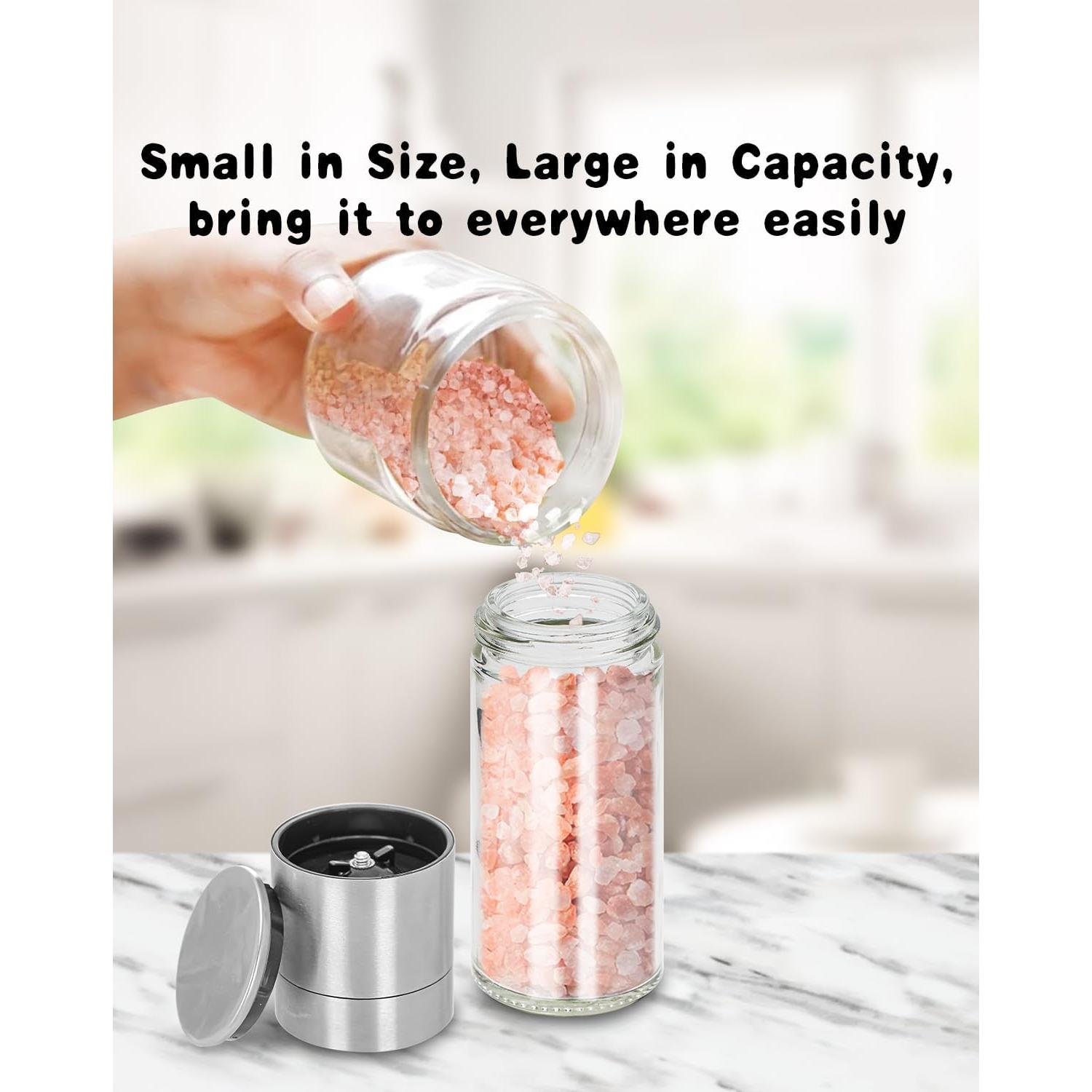 Juego de Molinillos de Sal y Pimienta Mini LunarFiery 13cm