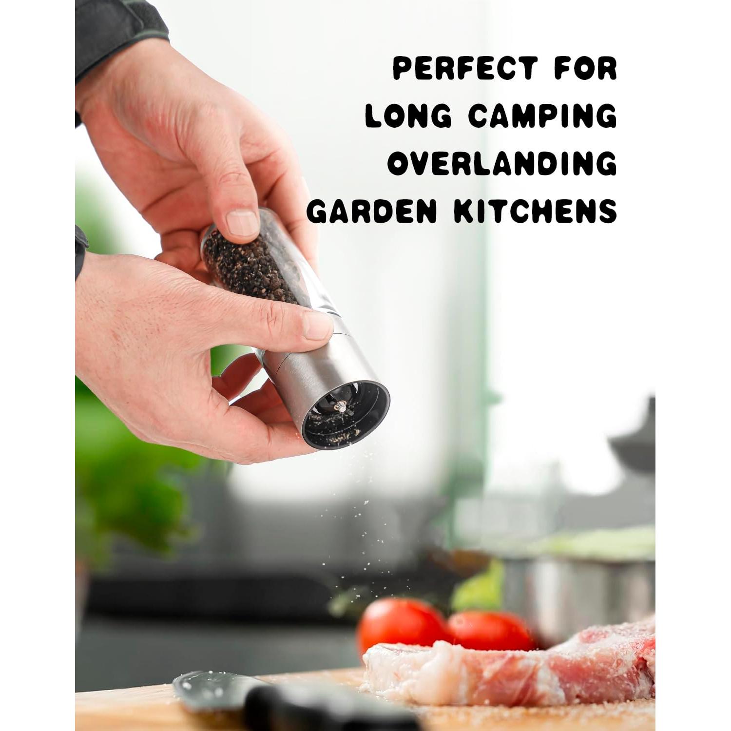 Juego de Molinillos de Sal y Pimienta Mini LunarFiery 13cm