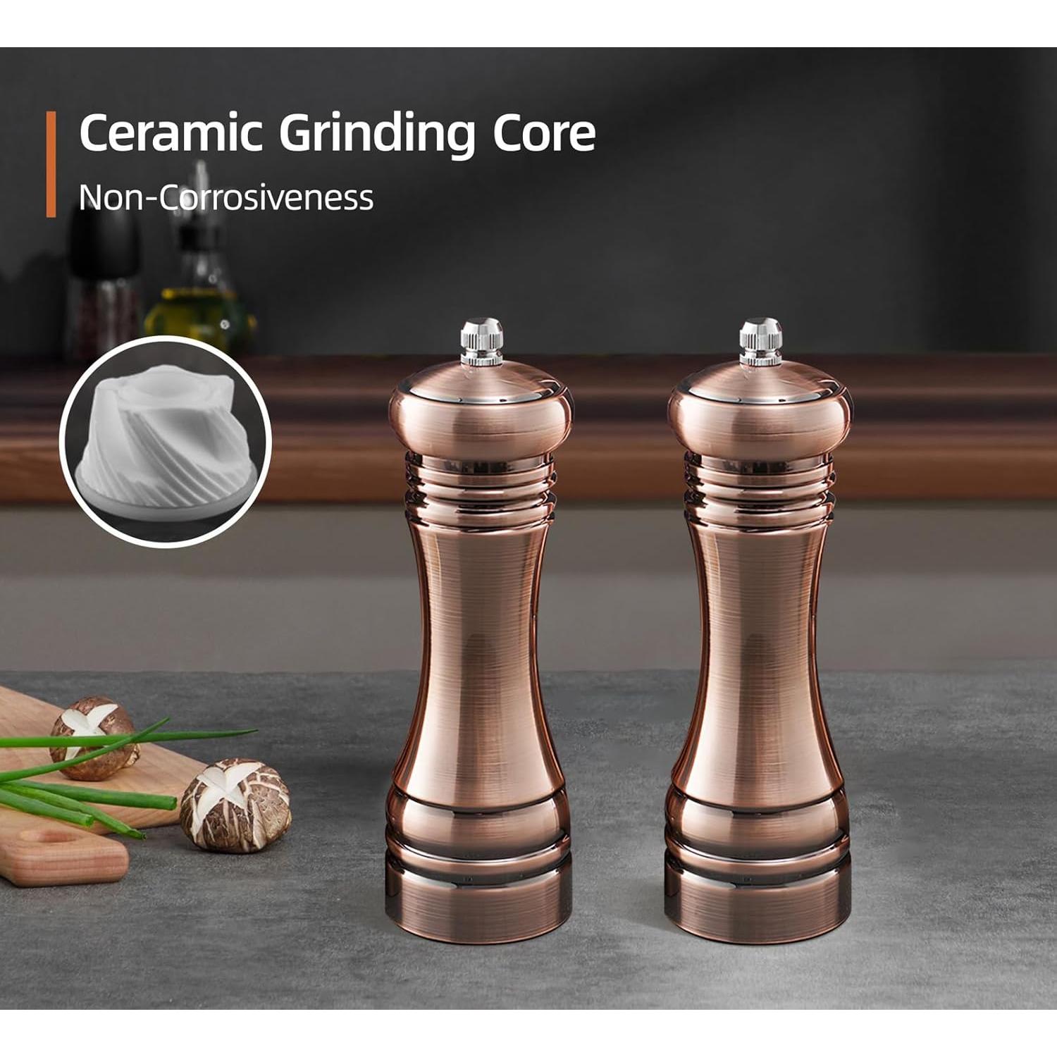 Juego de Molinillos de Sal y Pimienta CRrrrJIC Retro 16cm