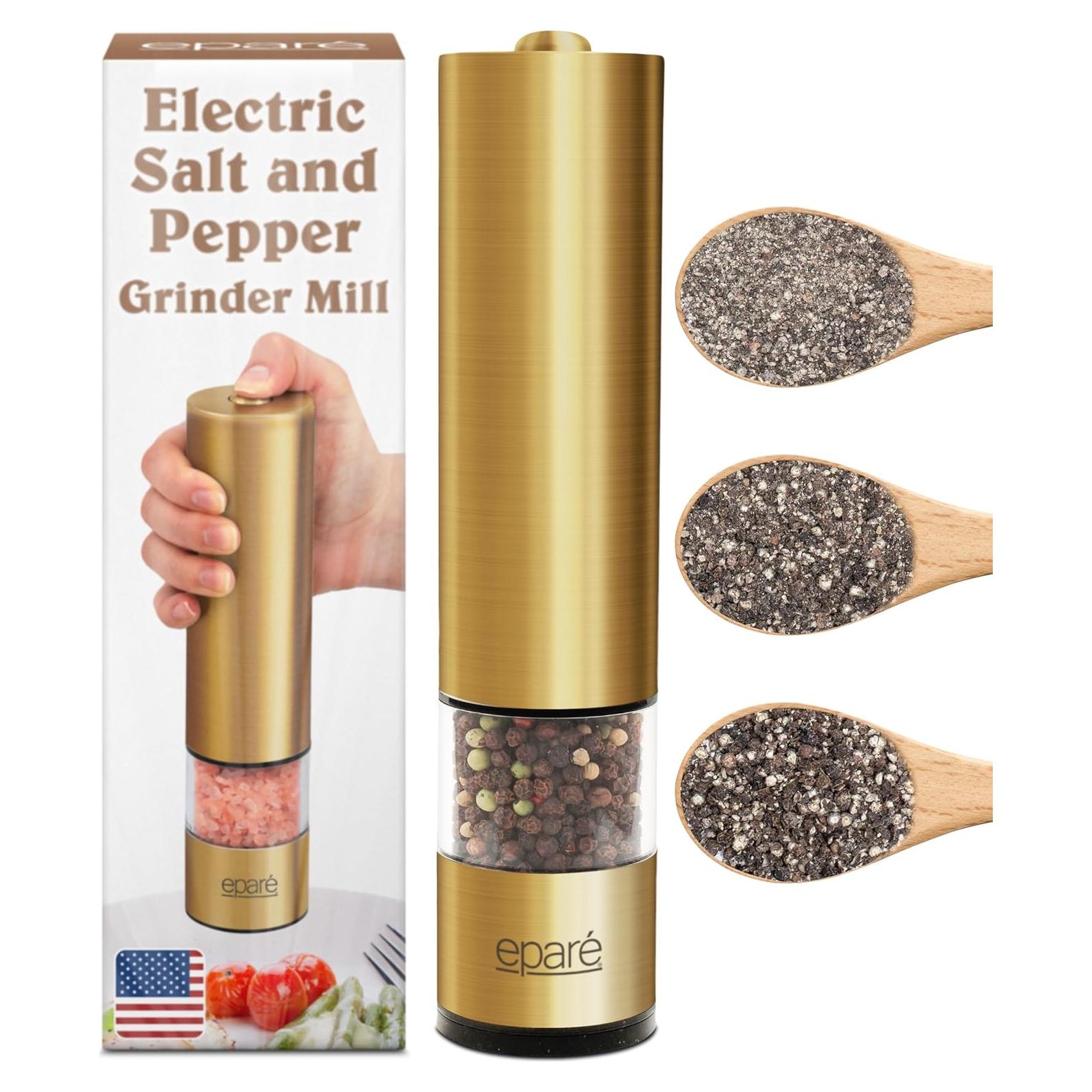 Molinillo de Sal y Pimienta Eléctrico Eparé con Luz LED