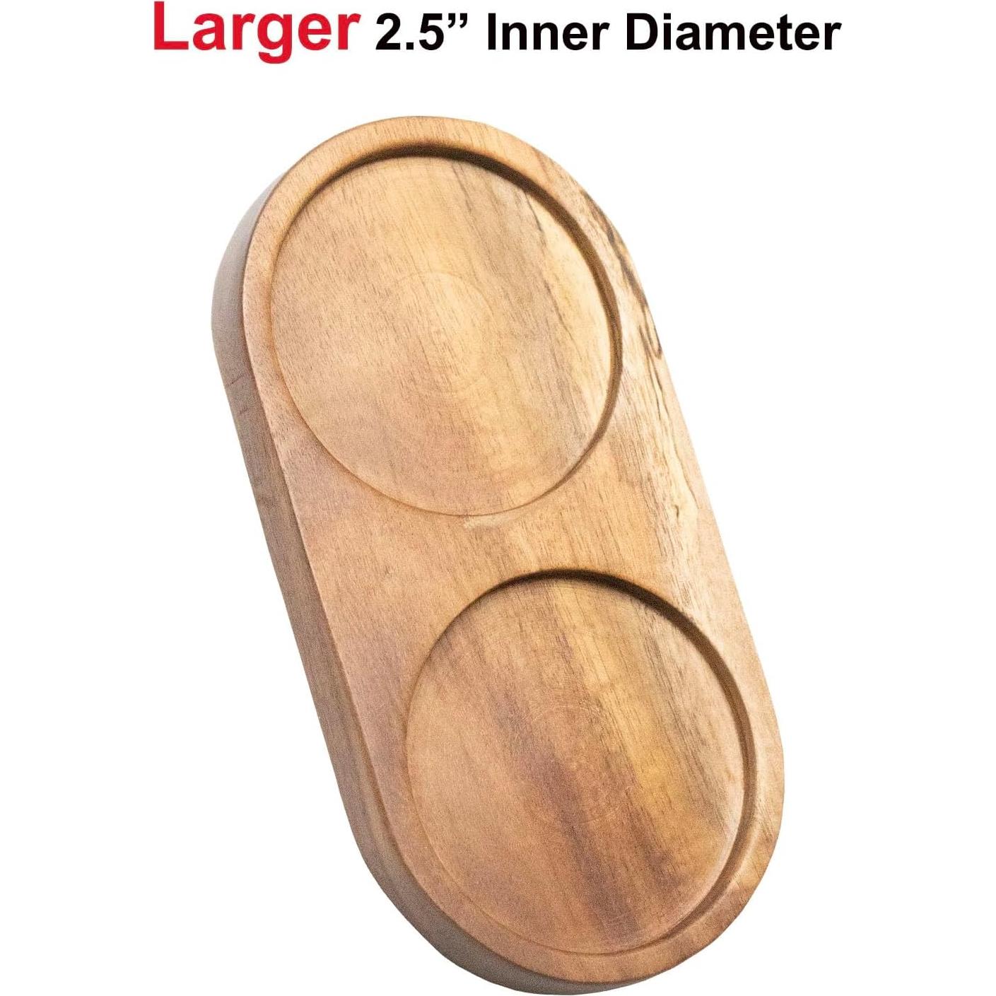 Bandeja para Molino de Sal y Pimienta TooWoom - Madera Natural