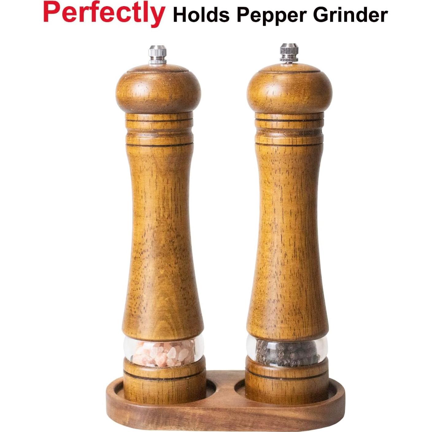 Bandeja para Molino de Sal y Pimienta TooWoom - Madera Natural
