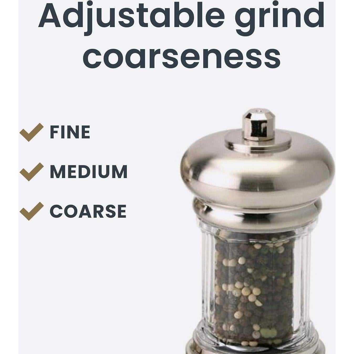 Juego de molinillo de pimienta y salero Olde Thompson 15.24 cm