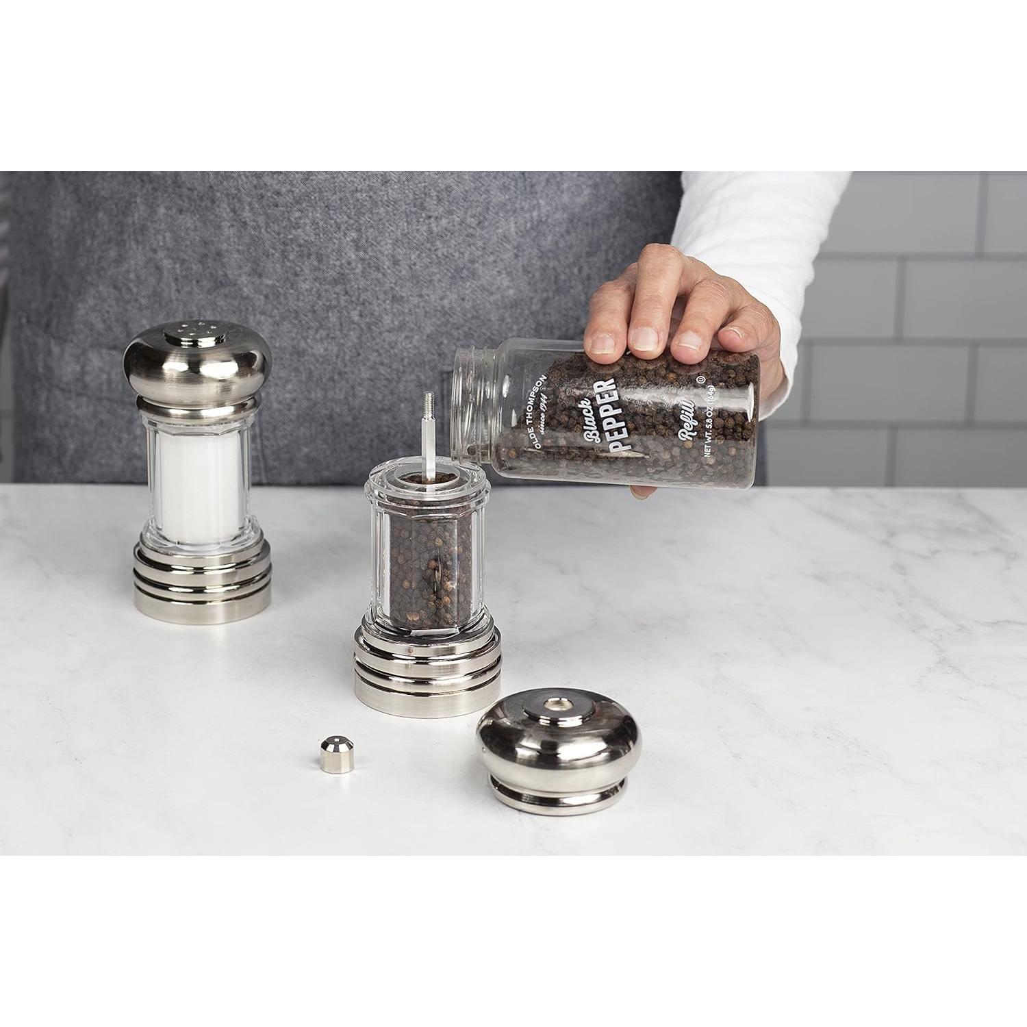 Juego de molinillo de pimienta y salero Olde Thompson 15.24 cm