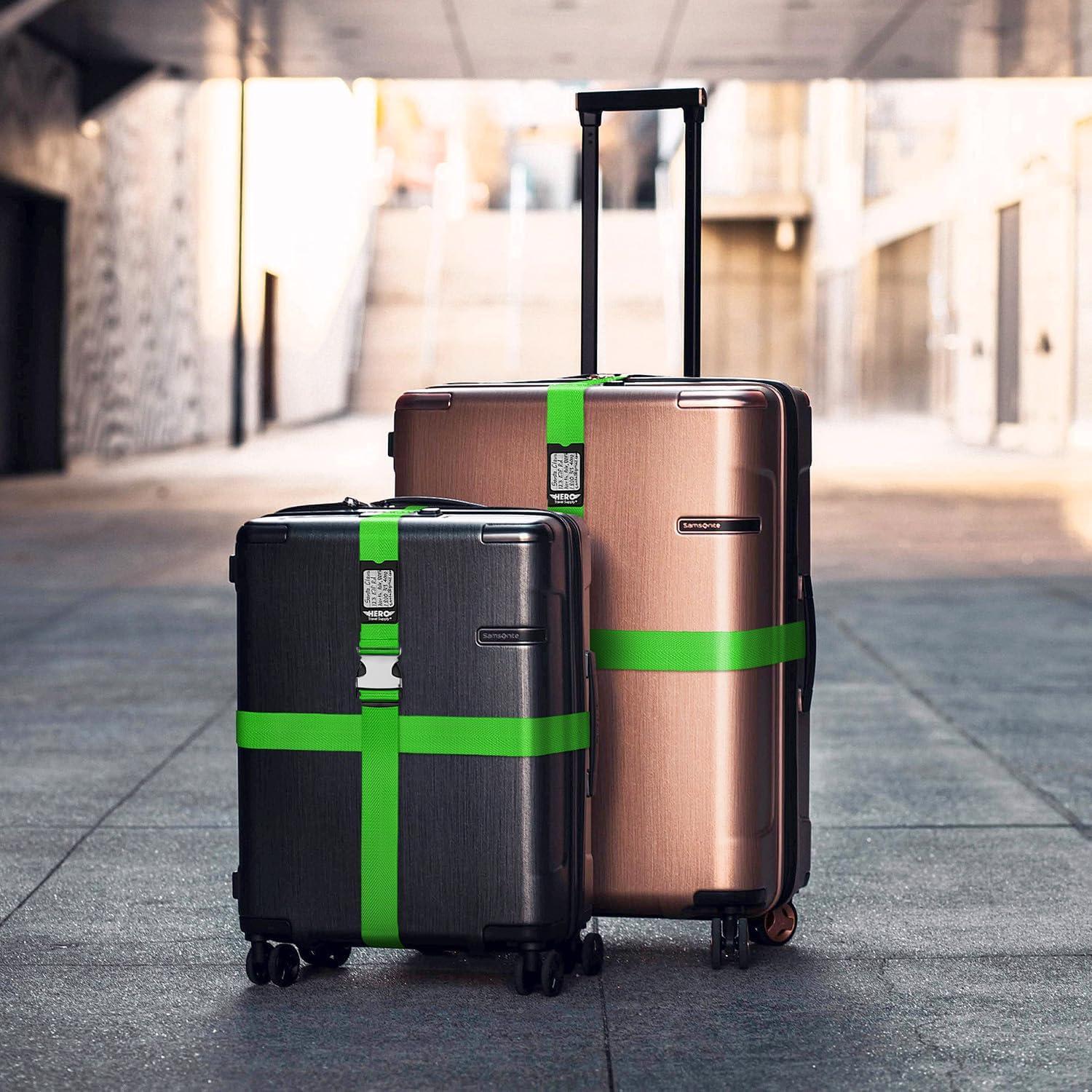 Correas de Equipaje HERO Verde - Juego de 2 Piezas 700 lbs
