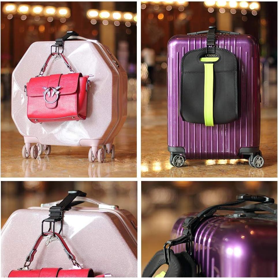 Correa de Equipaje Vigorport Ajustable con Gancho J Negro