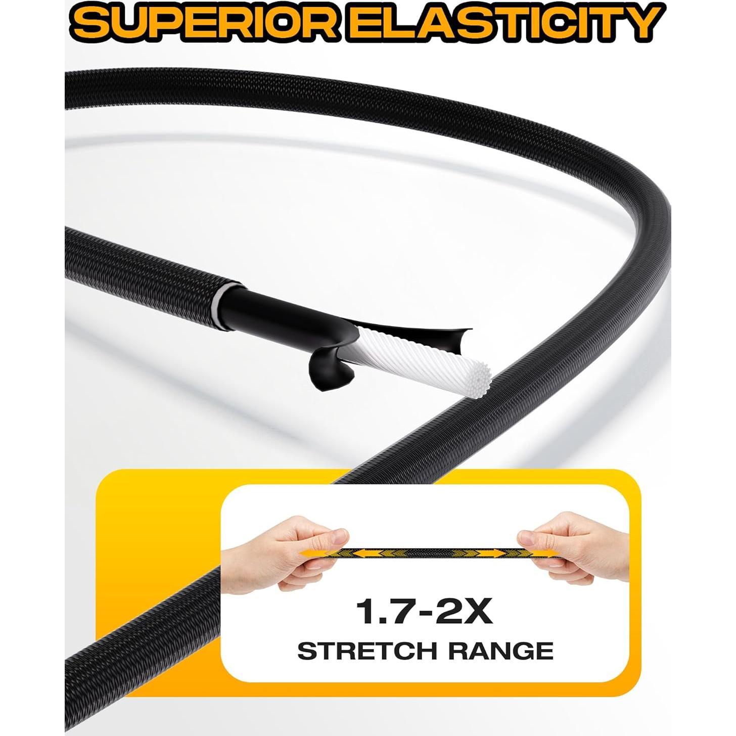 Cuerdas Bungee Ajustables LuckyStraps 121.92 cm 8 Pcs UV