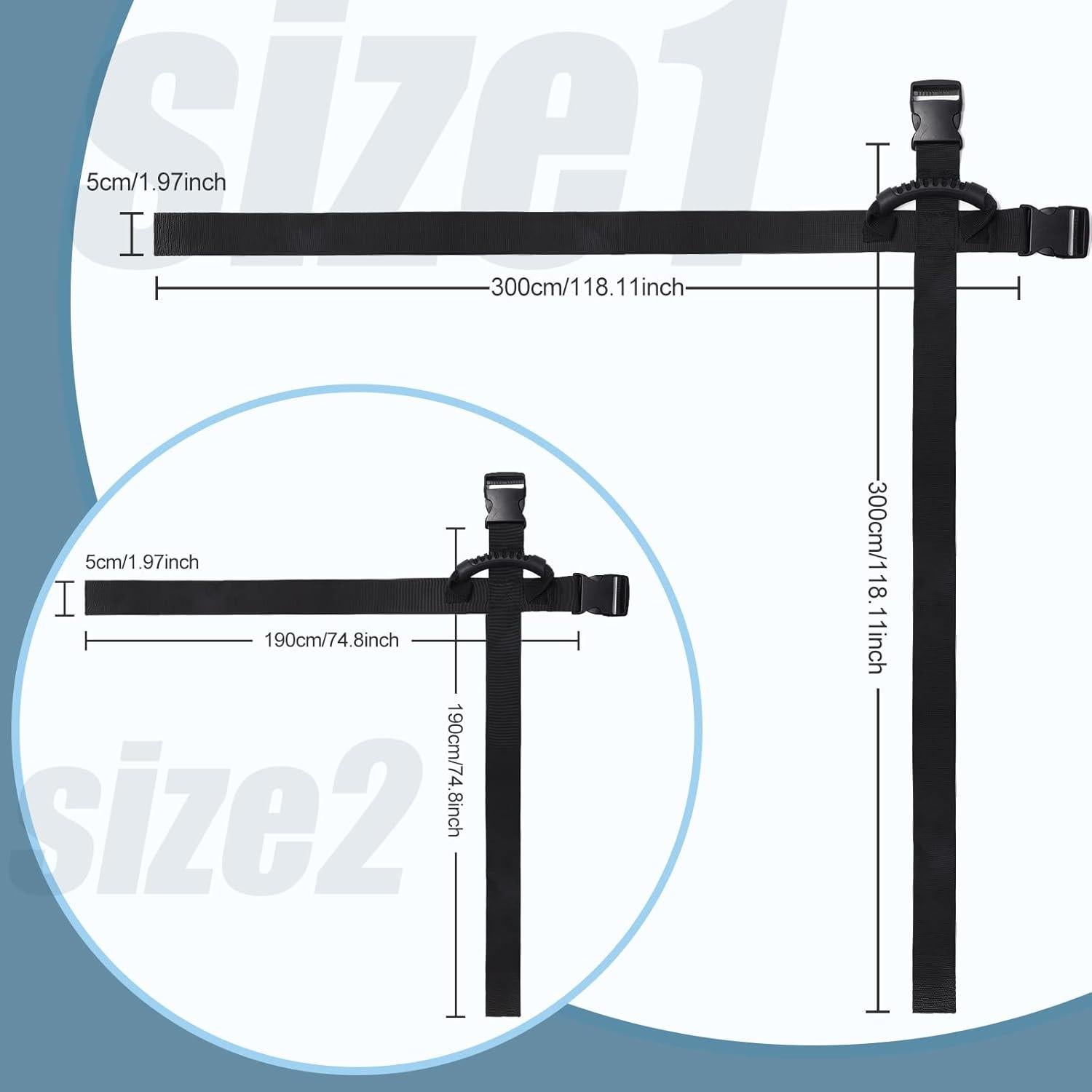 Correa de Transporte de Cajas ECOSHIRE 189.9 cm Ajustable