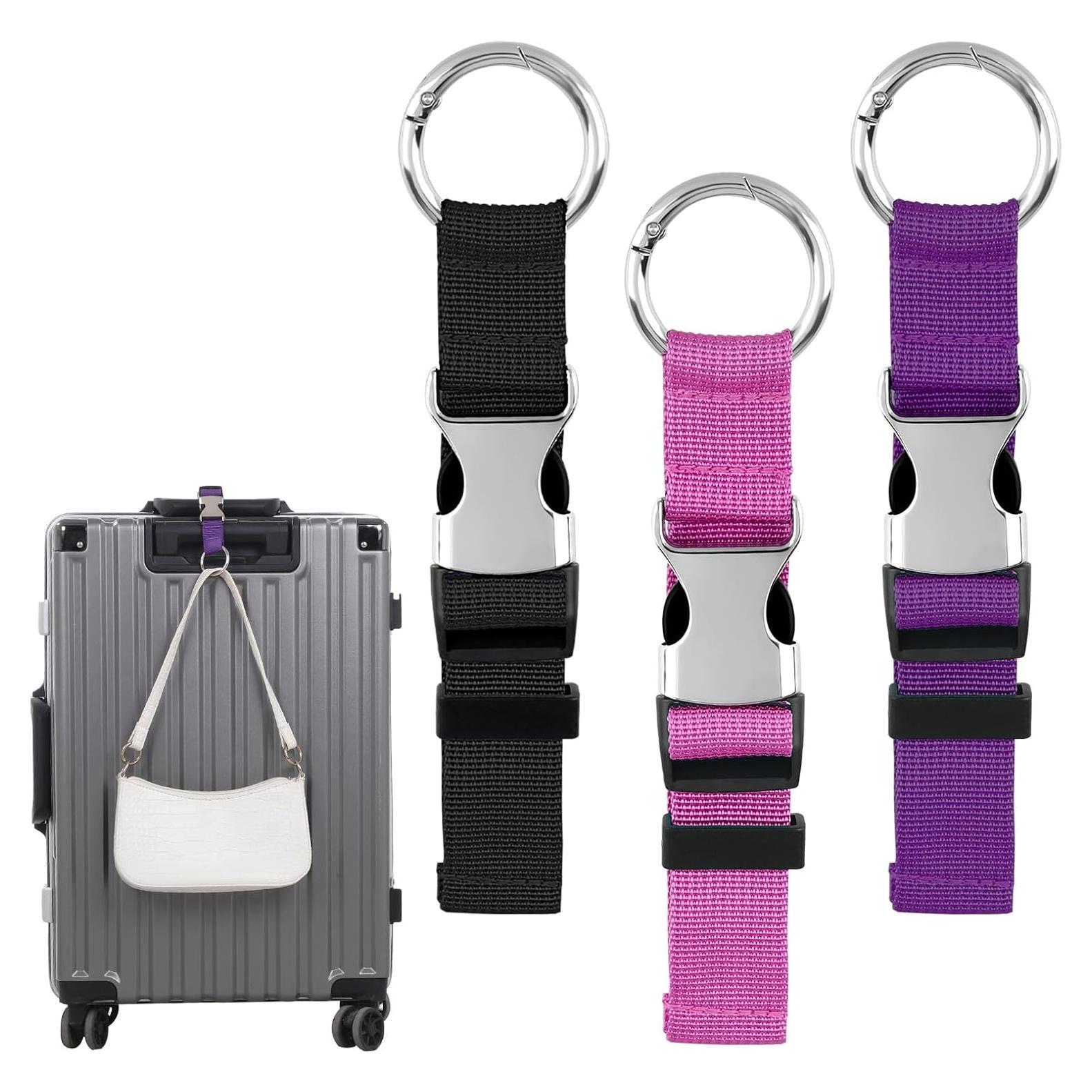 Correas de Equipaje Ajustables EupHHonycs - 3 Piezas Nylon