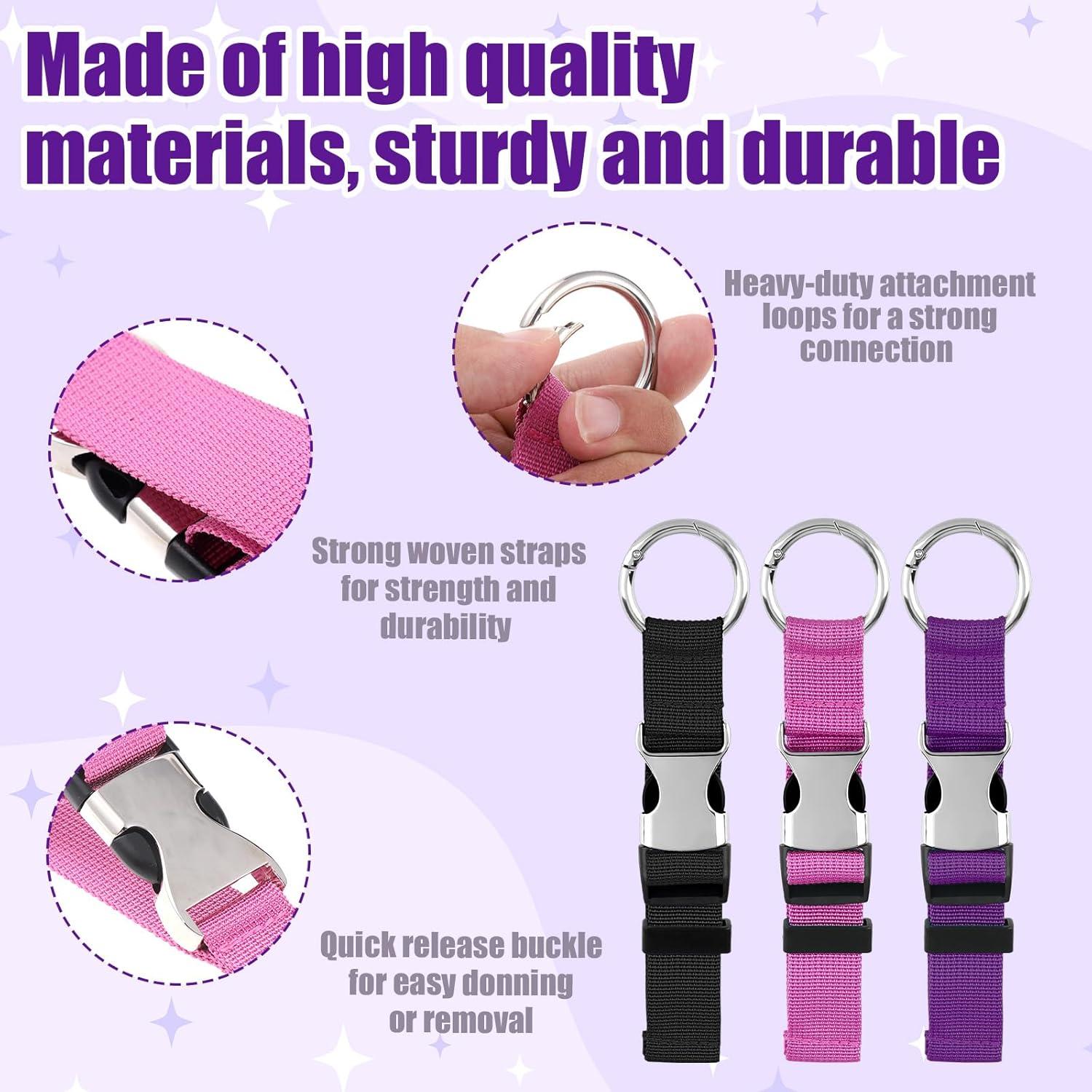 Correas de Equipaje Ajustables EupHHonycs - 3 Piezas Nylon