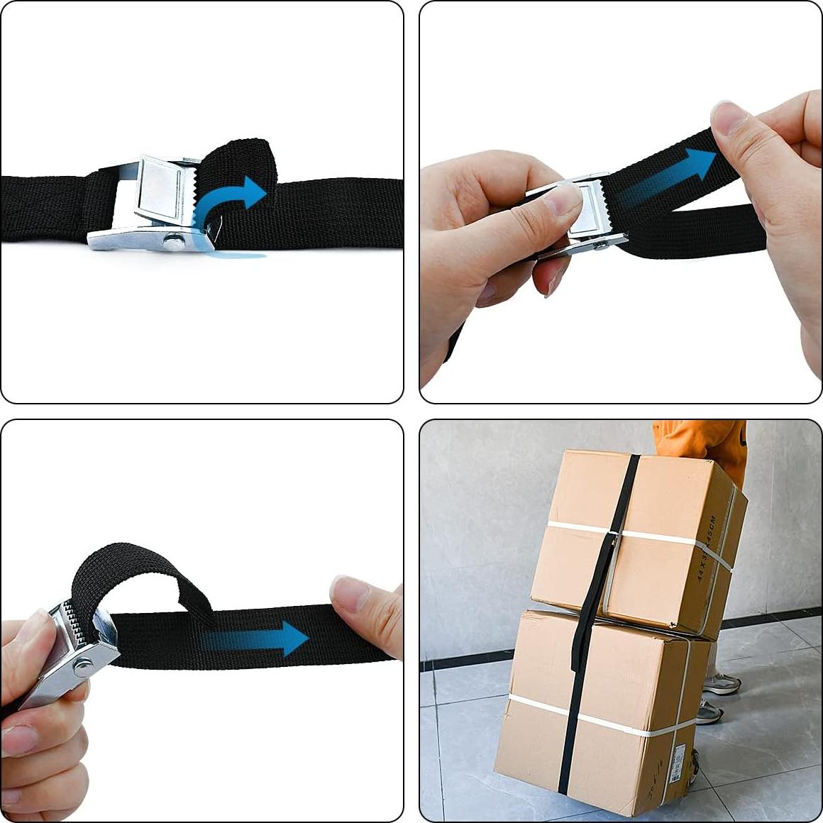 Correas de Amarre Tenalleys 2Pcs 2.54cm x 2.99m 272kg