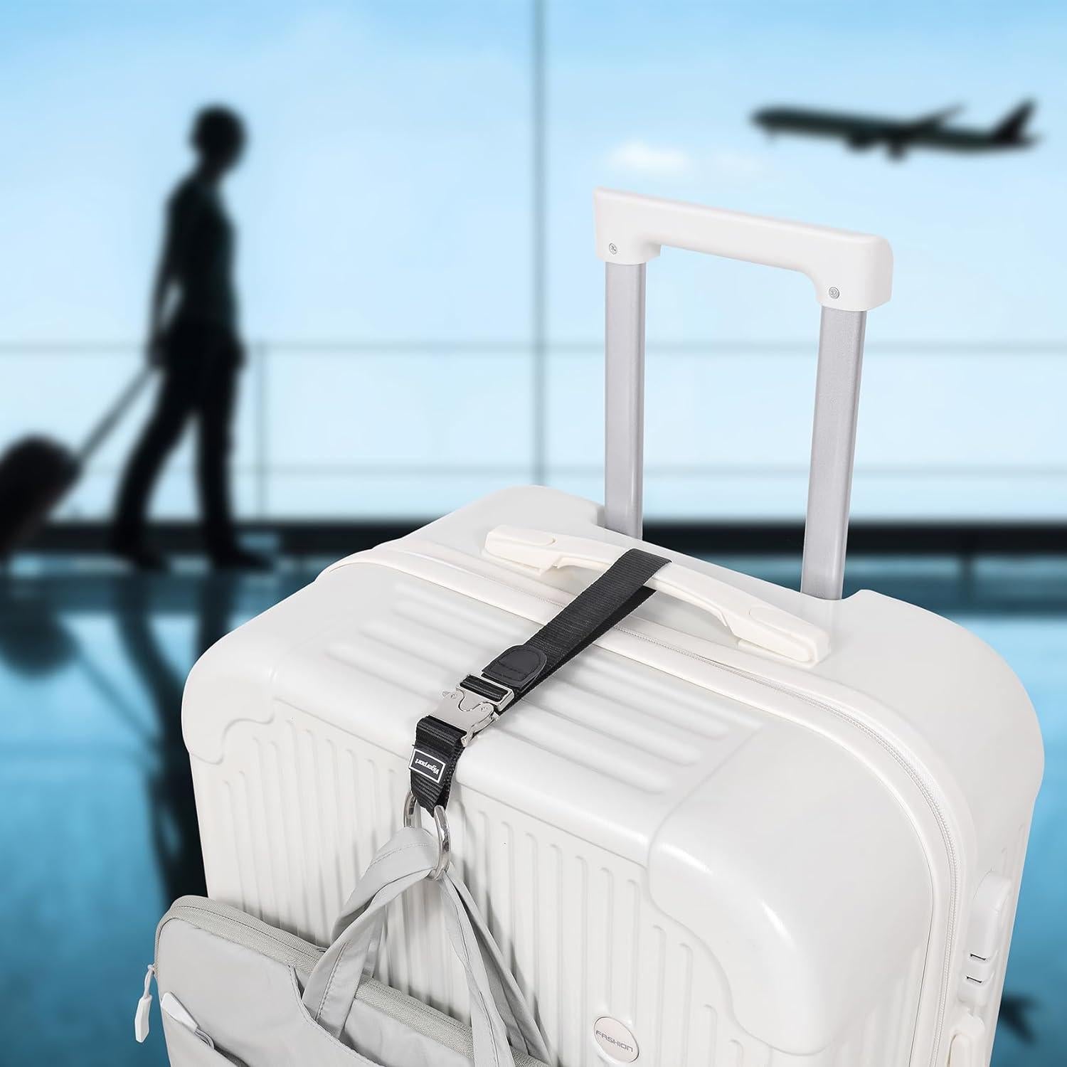 Correa Sujetadora de Chaqueta Vigorport Negro Ajustable