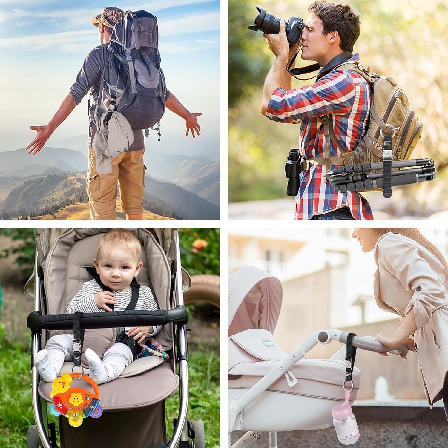 Correa Sujetadora de Chaqueta Vigorport Negro Ajustable