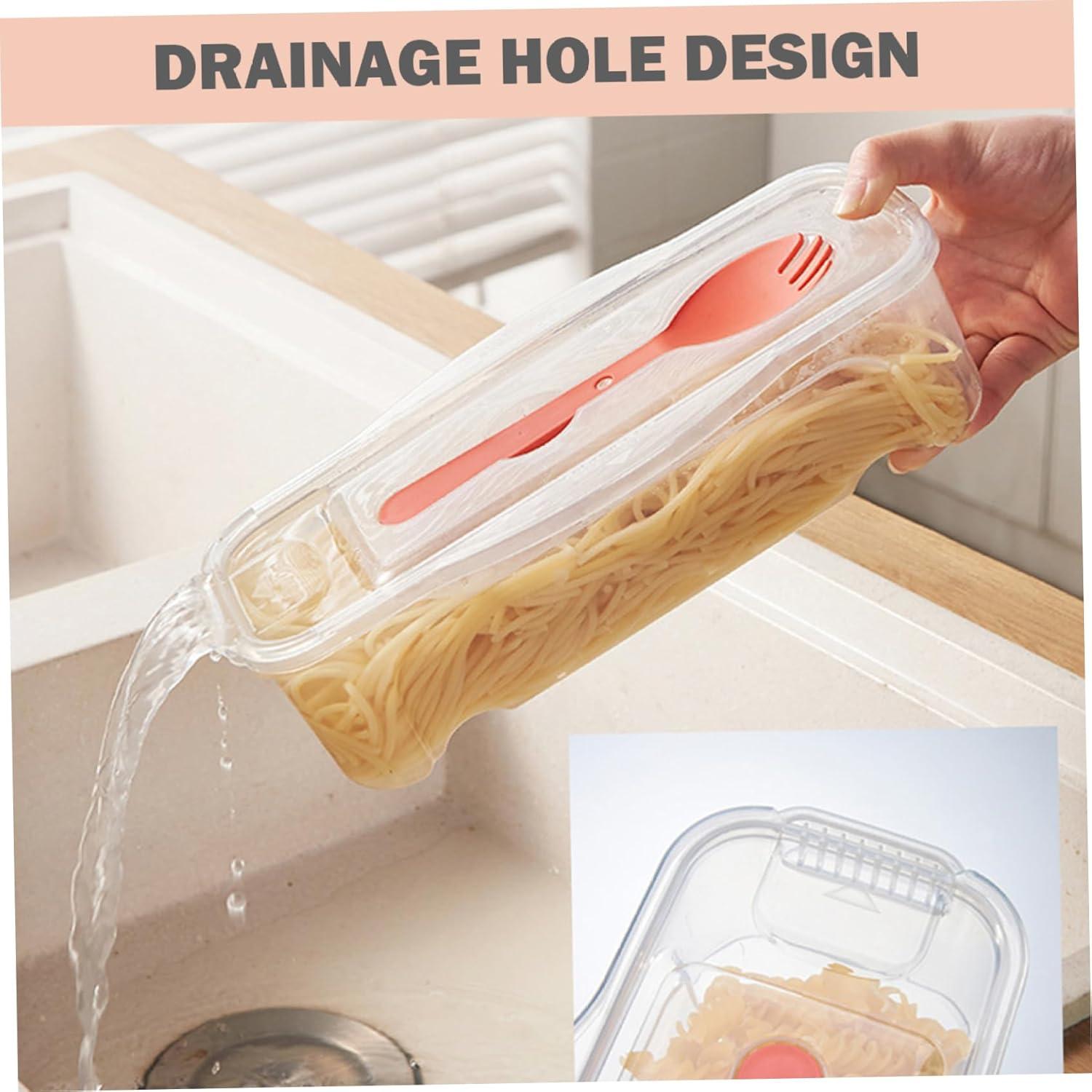 Juego de 2 Cocedores de Pasta para Microondas Yuyao - Libre de BPA