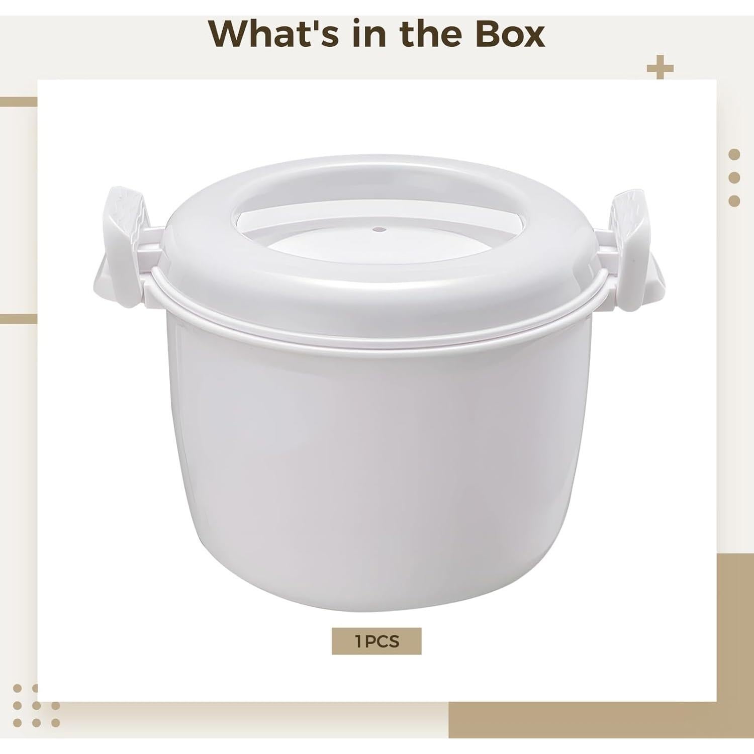 Cocedor de Arroz Homaisson 3 Tazas con Tapa Ventilada