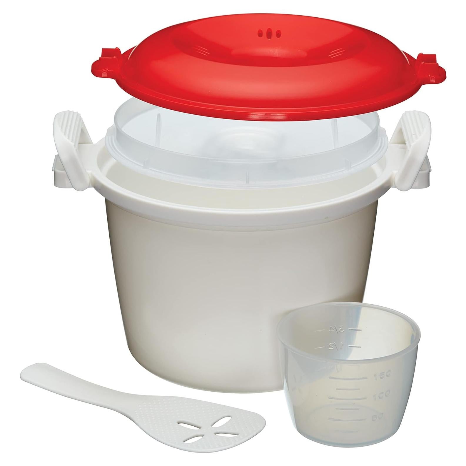 Cocinero de Arroz KitchenCraft - Vaporera Microondas 1.5L BPA Free