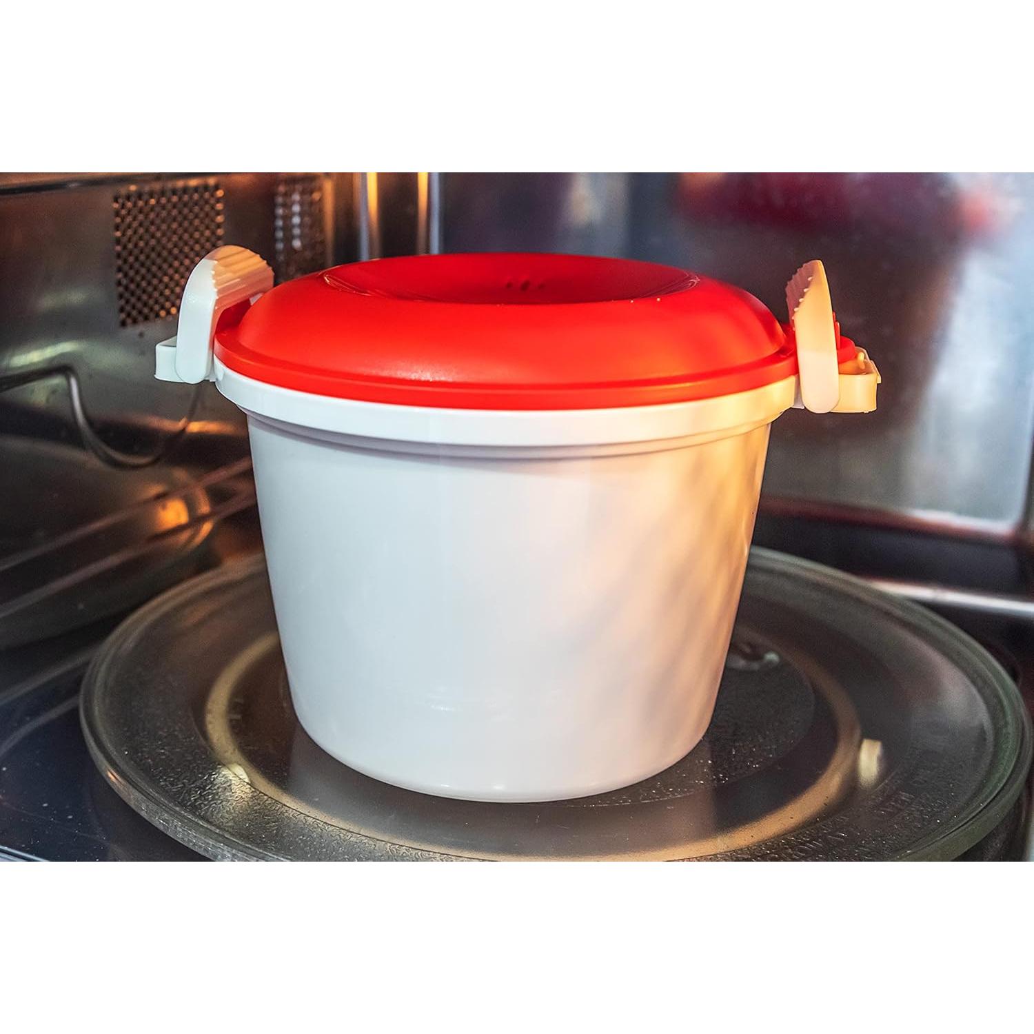 Cocinero de Arroz KitchenCraft - Vaporera Microondas 1.5L BPA Free