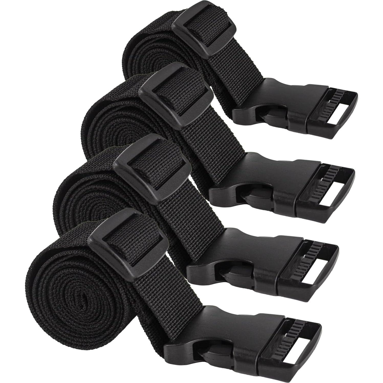 Correas de Equipaje Ajustables HapBoby 121.9 cm x 3 cm Paquete de 4