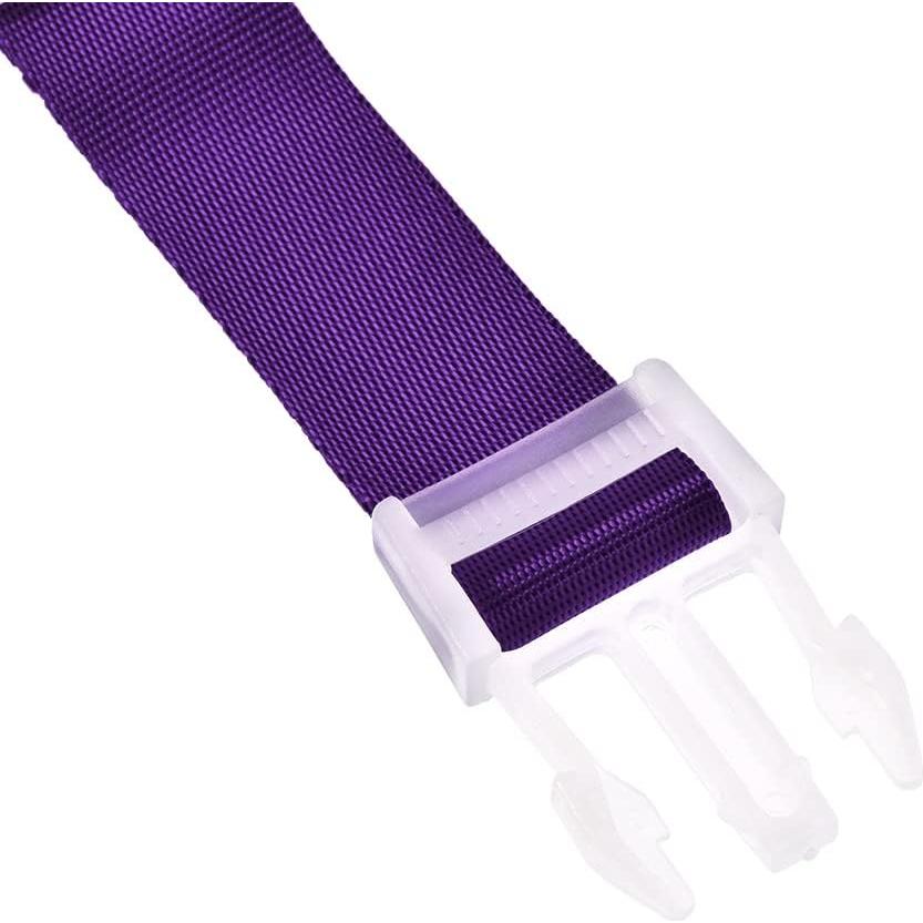 Correa de Equipaje Ajustable uxcell 300x25mm Púrpura Nylon