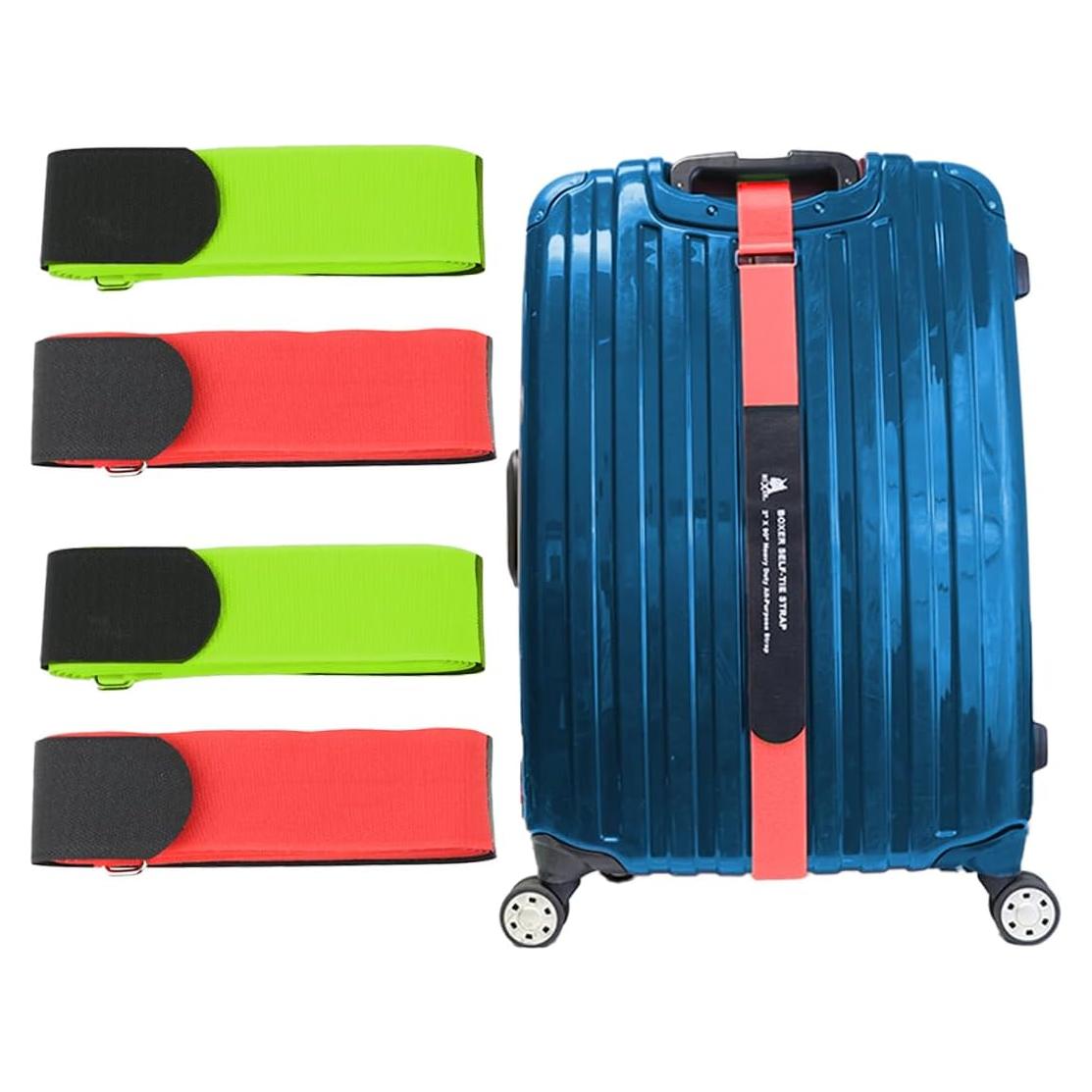 Correas de Equipaje Velcro Boxer 4 Piezas 5.08x228.6 cm