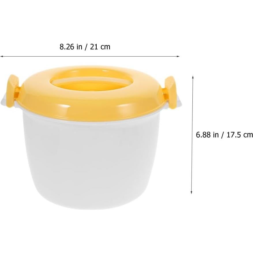 Juego de Cocedores de Arroz Zerodeko 2 Piezas Microondas