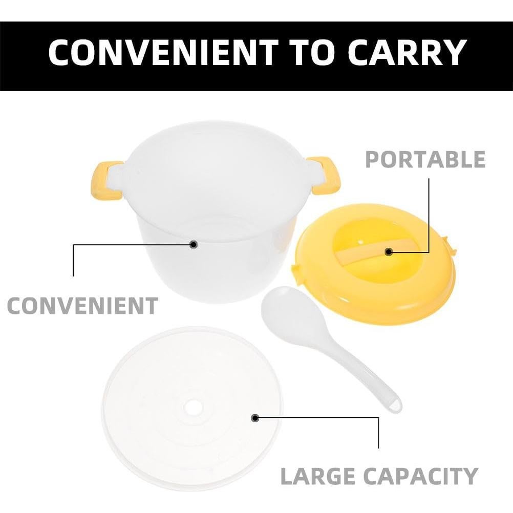 Juego de Cocedores de Arroz Zerodeko 2 Piezas Microondas