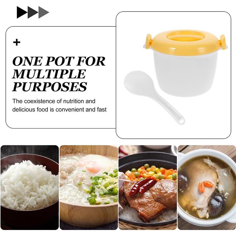 Juego de Cocedores de Arroz Zerodeko 2 Piezas Microondas