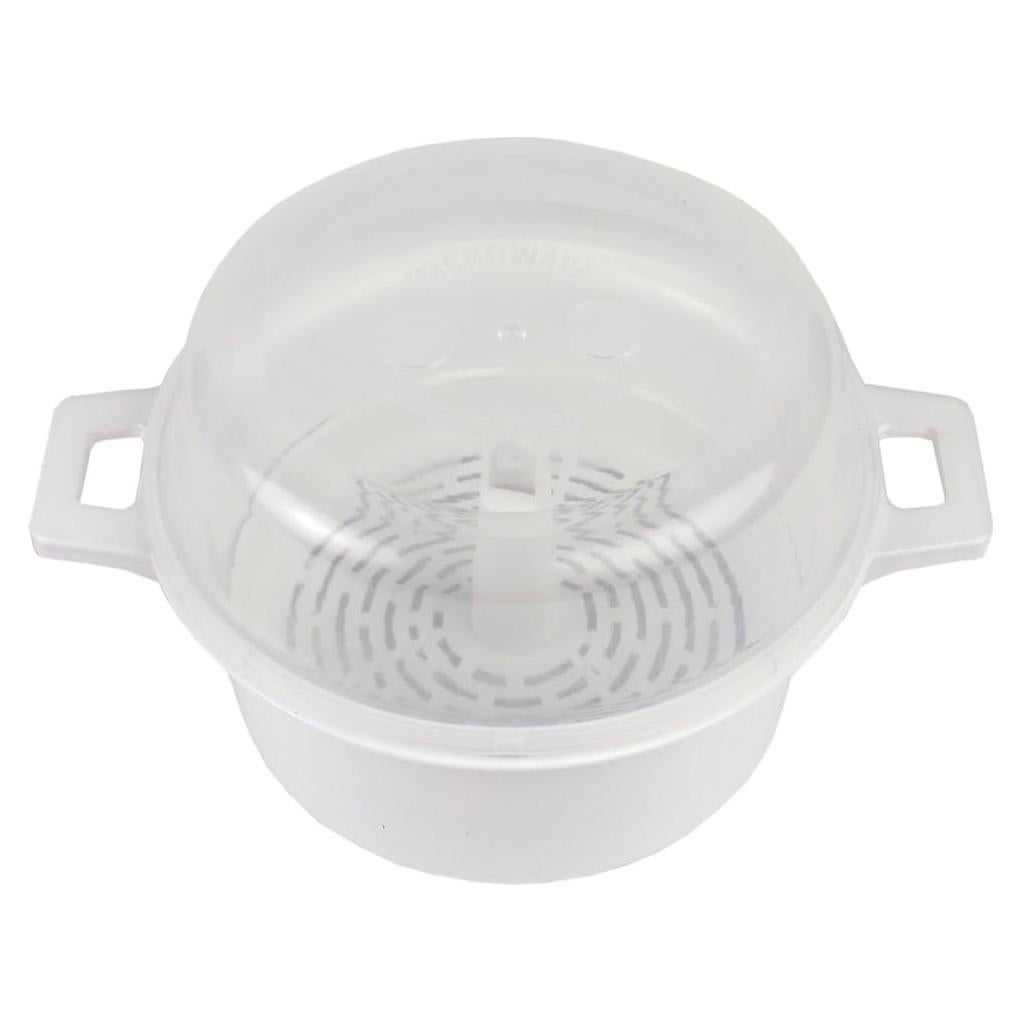 Juego de Vapor Redondo Home-X para Microondas 3 Piezas