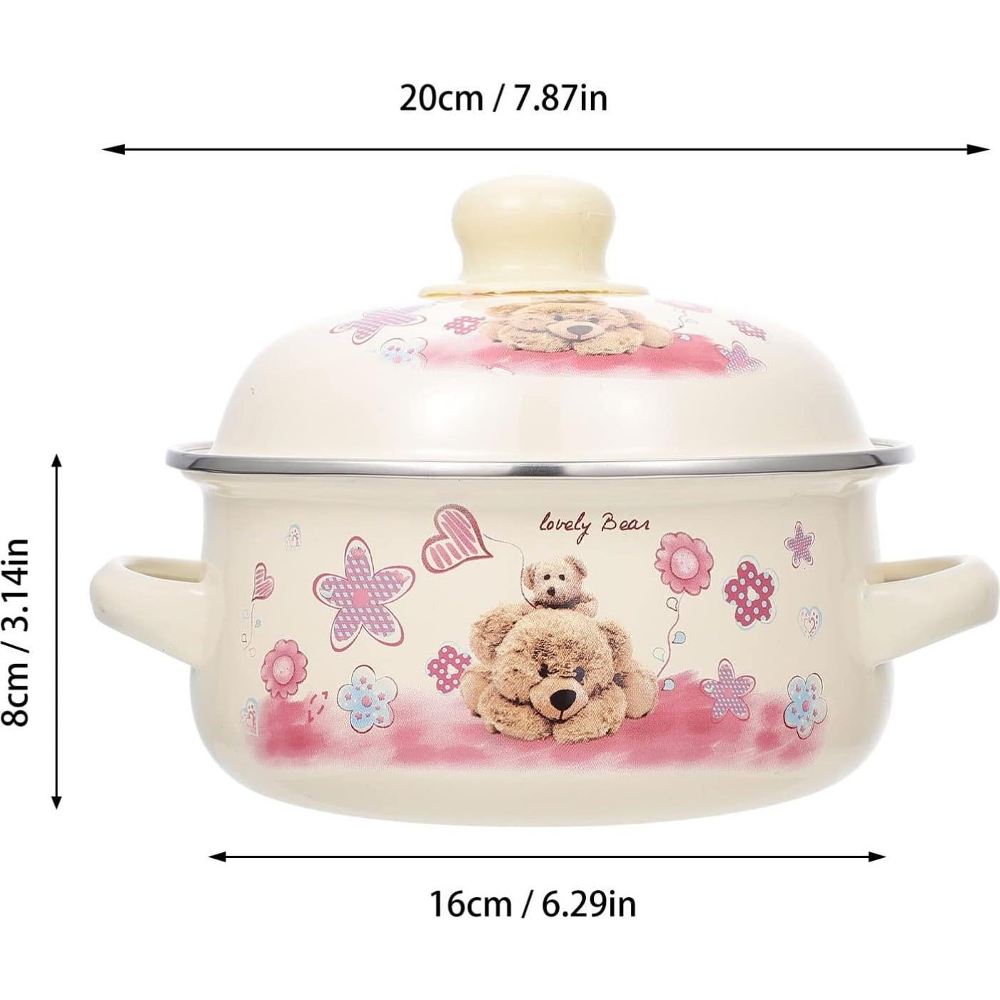 Tazón de Sopa Esmalte Angoily 20x16x8cm Horno Seguro