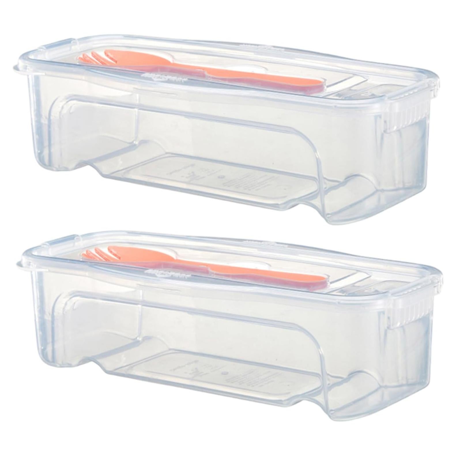 Juego de 2 Cocedores de Pasta para Microondas con Tapa Coladora