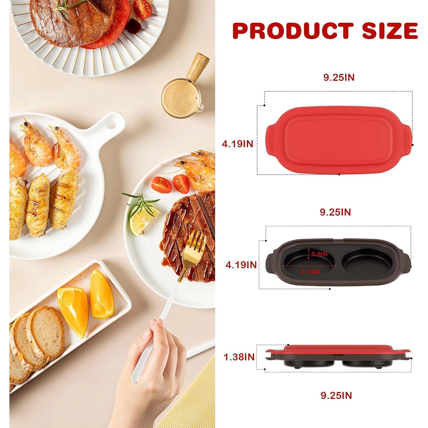 Cocinador de Huevos de Microondas Lkicwah para 2 Huevos Antiadherente