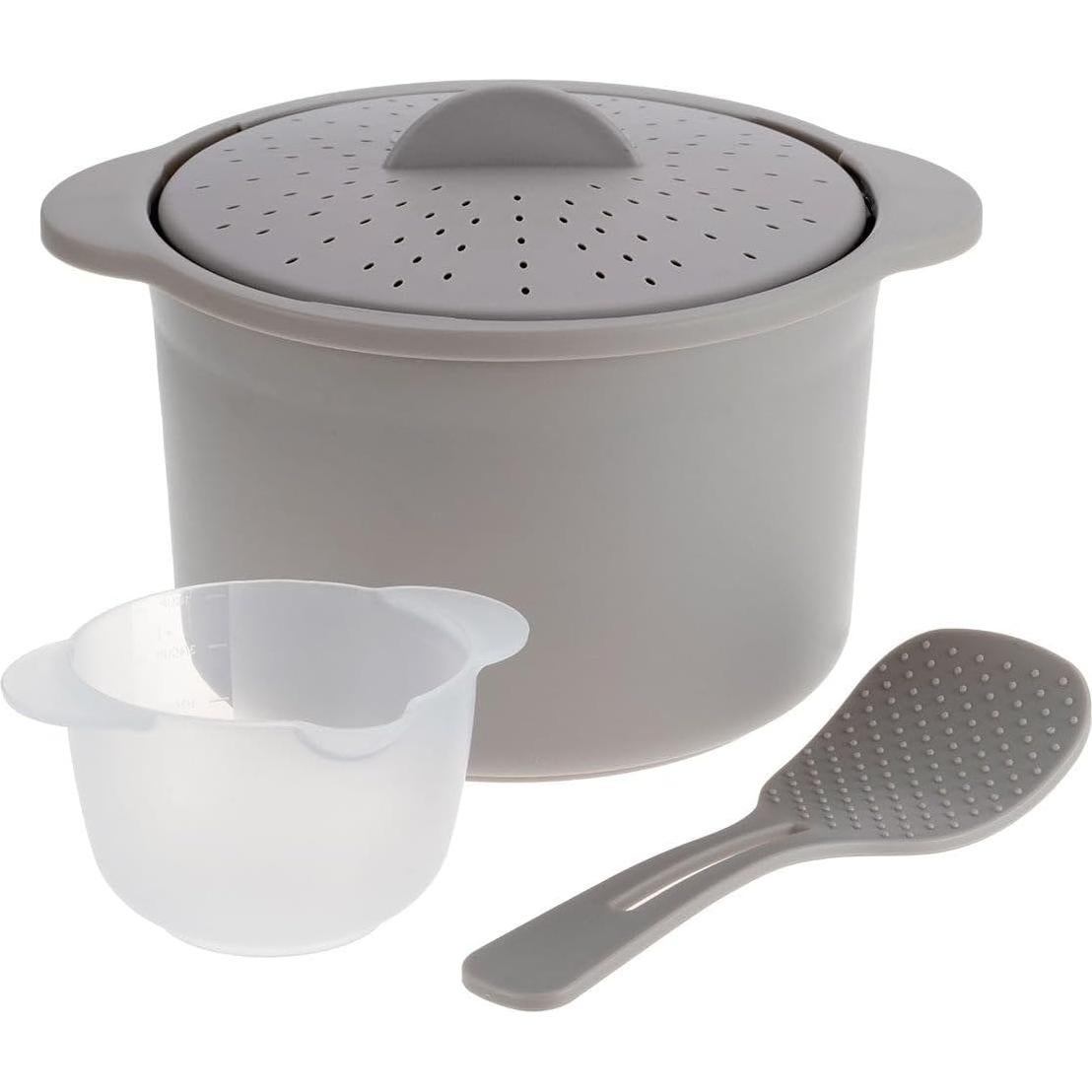 Cocinero de Arroz Microondas Ideas de Vida Perfecta 1L Blanco