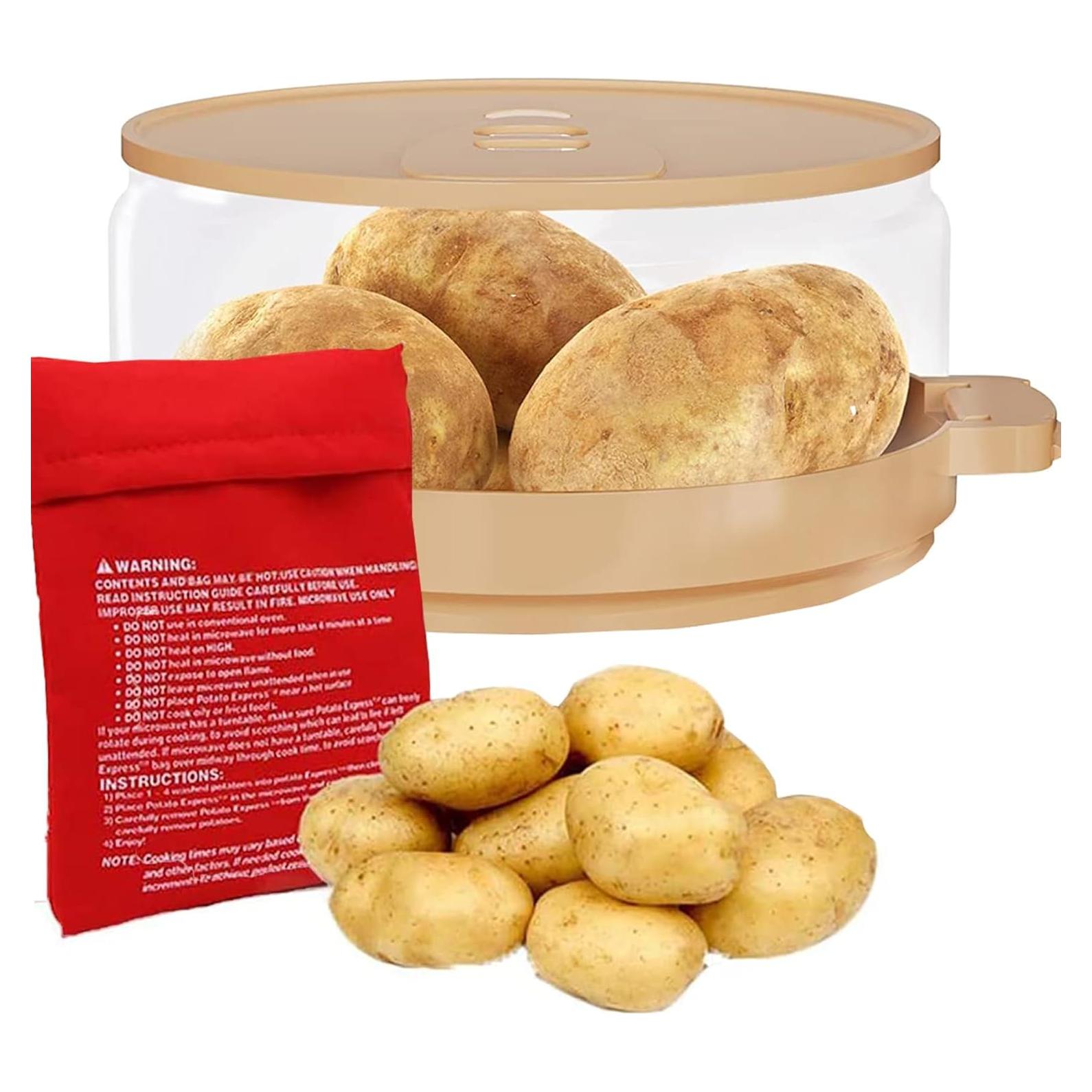 Cocinero de Papas al Microondas WDCFXY 20.32 cm Apto Lavavajillas