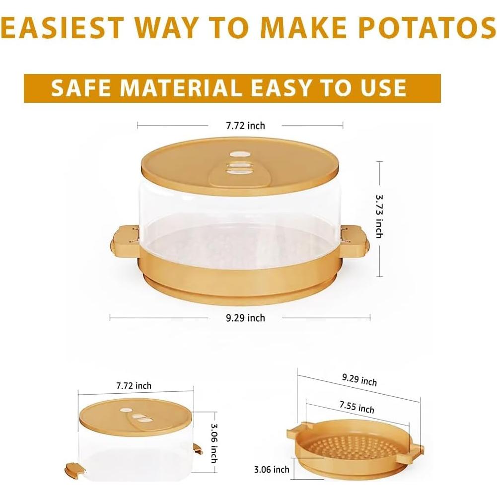 Cocinero de Papas al Microondas WDCFXY 20.32 cm Apto Lavavajillas