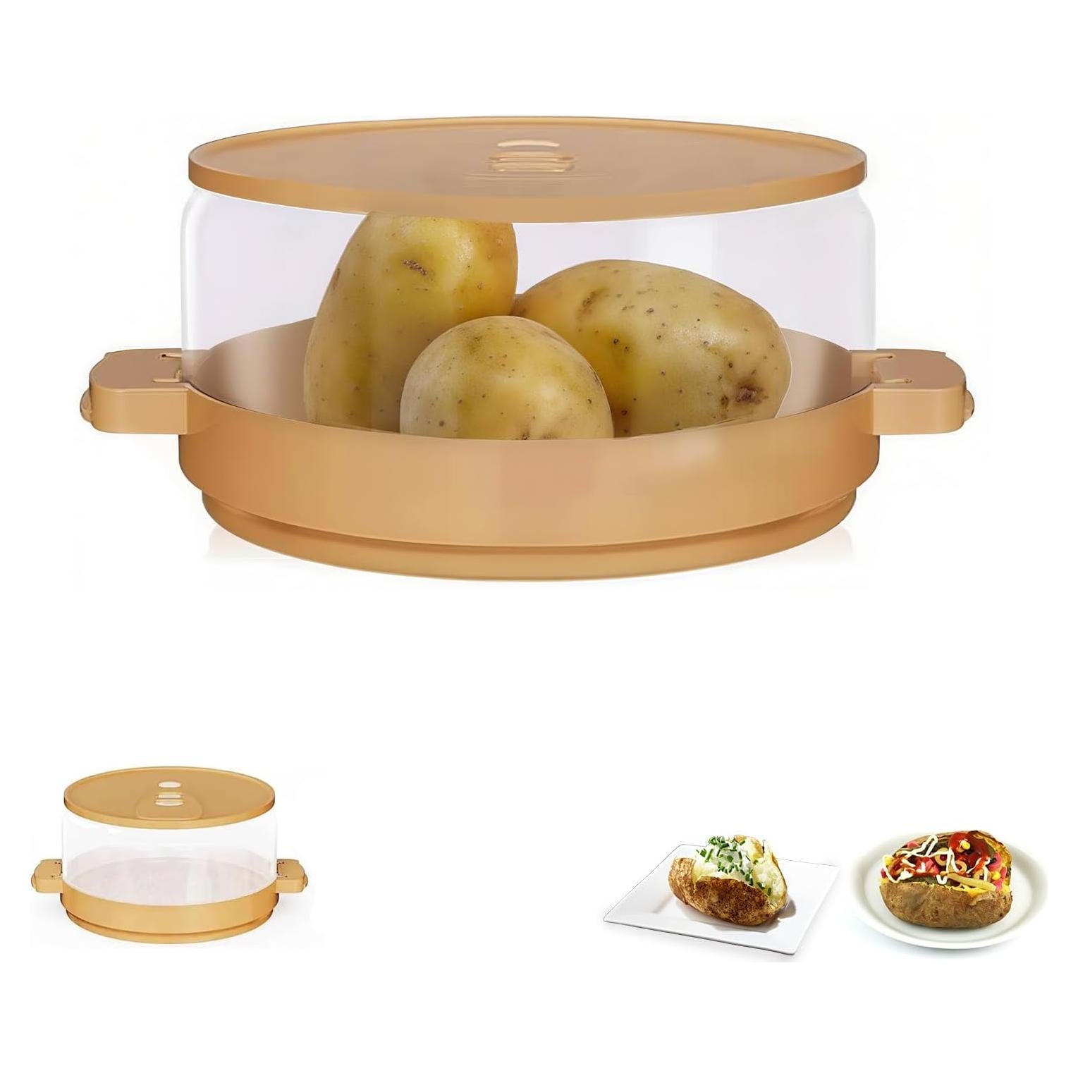 Cocinero de Papas al Microondas ZHIYUEJING 3.79L Libre BPA