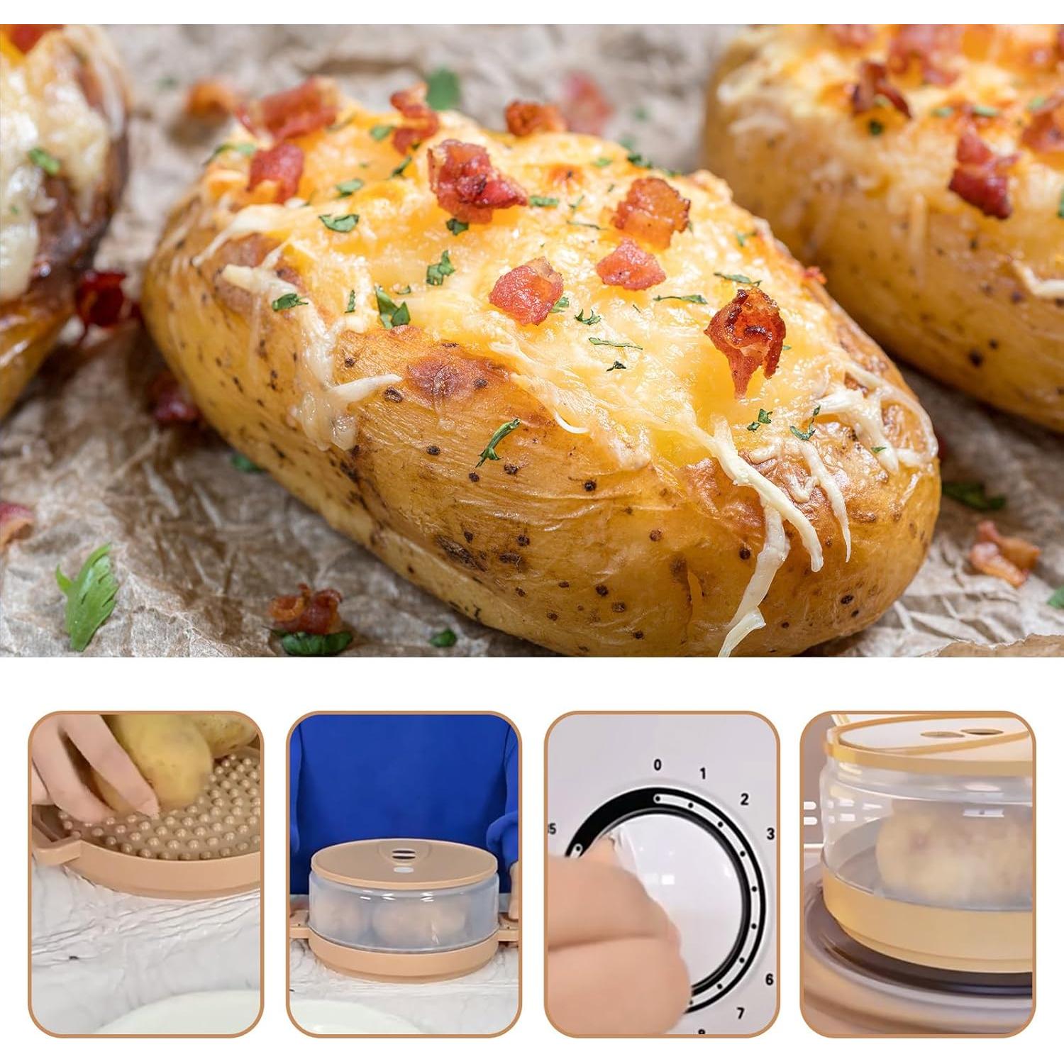 Cocinero de Papas al Microondas ZHIYUEJING 3.79L Libre BPA