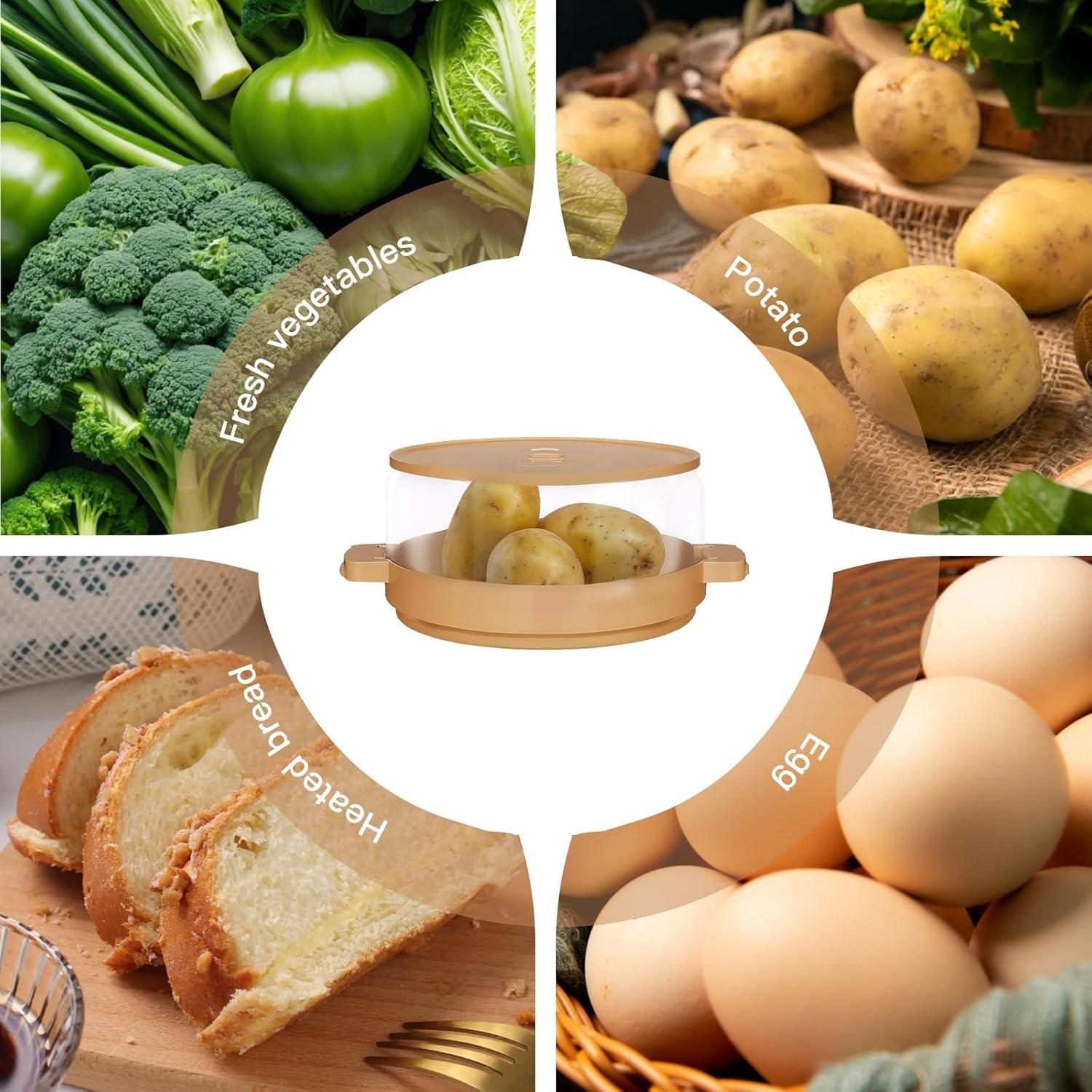 Cocinero de Papas al Microondas ZHIYUEJING 3.79L Libre BPA